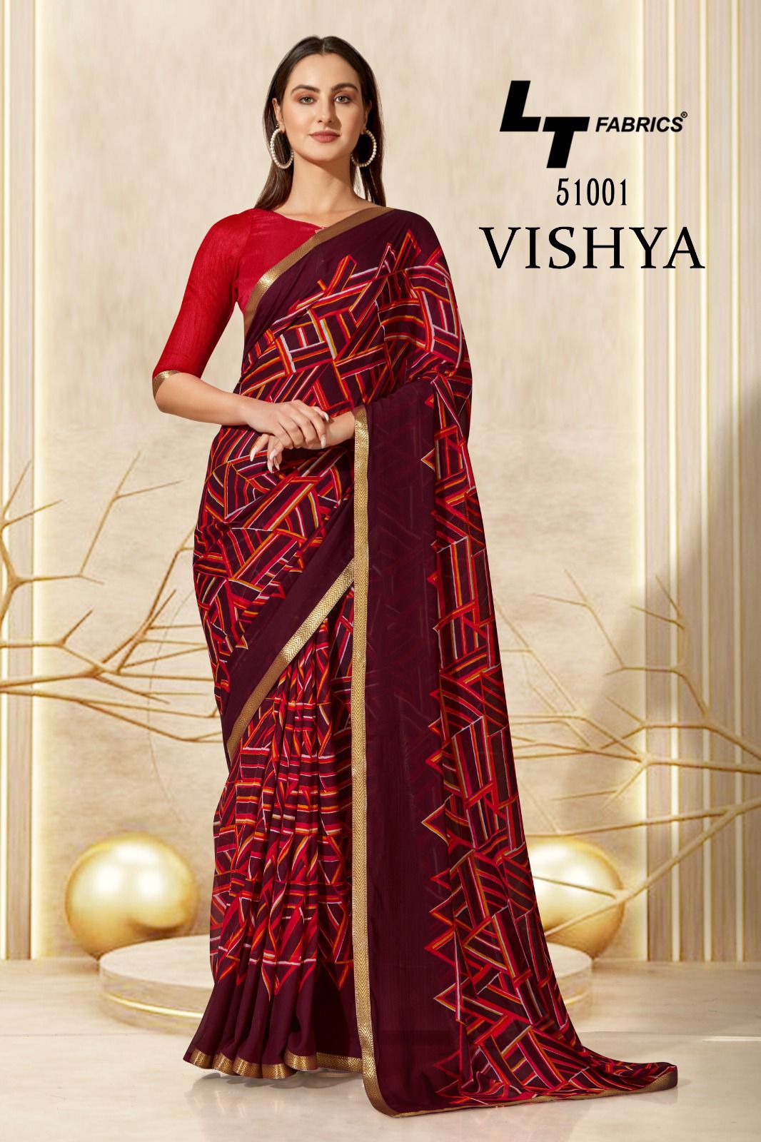 lt fashion vishya  micro elegant saree catalog