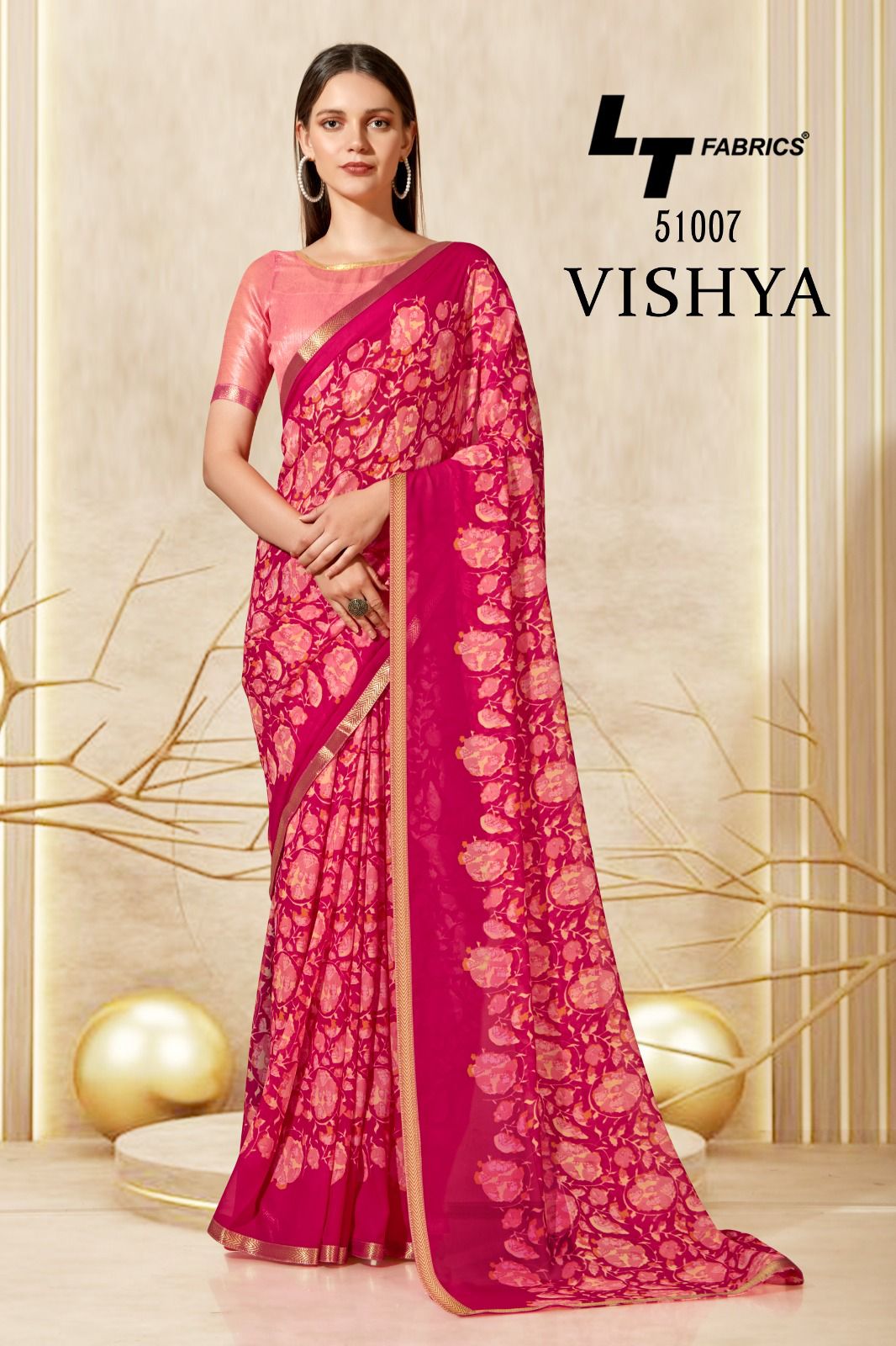 lt fashion vishya  micro elegant saree catalog