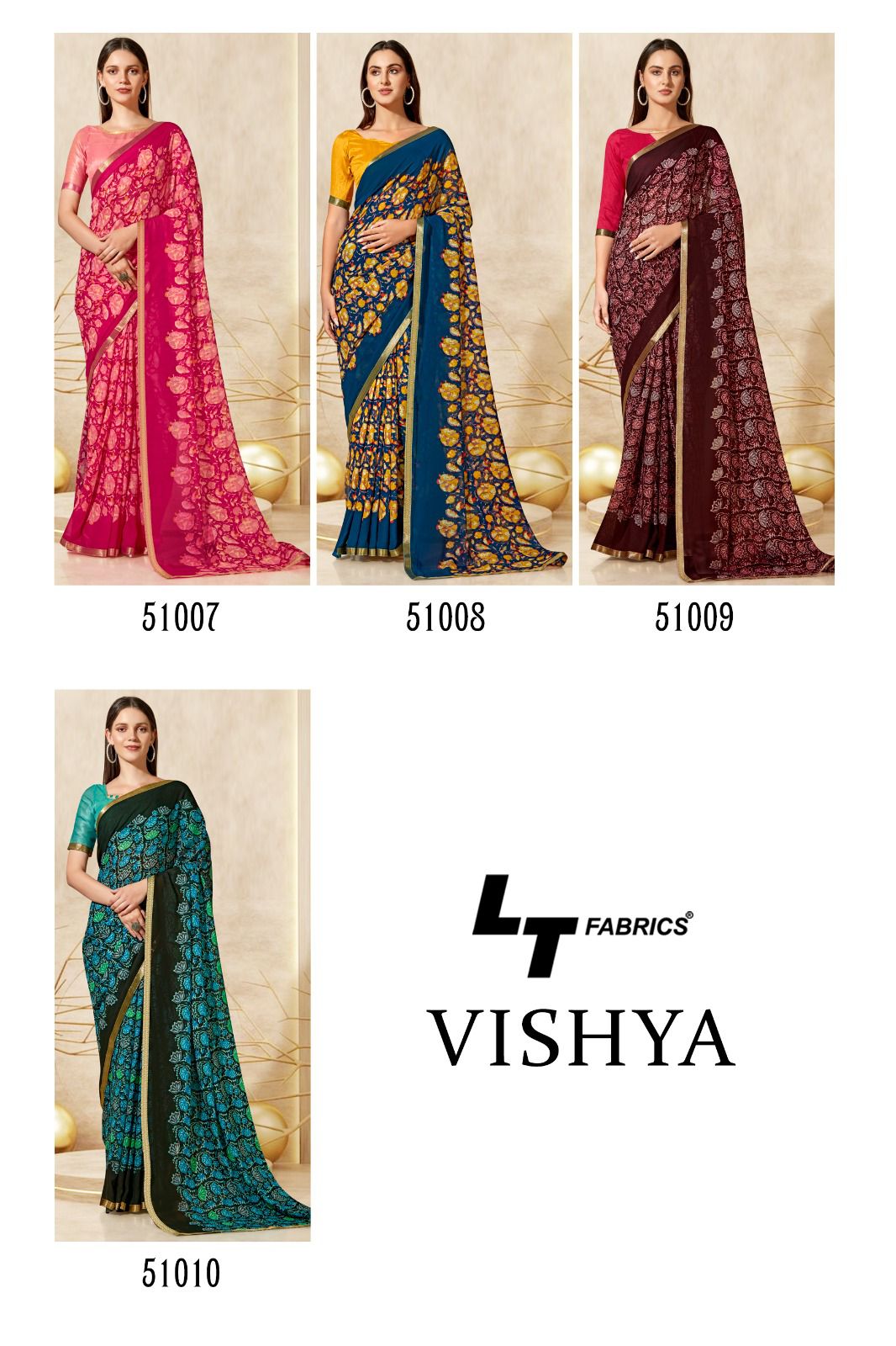 lt fashion vishya  micro elegant saree catalog