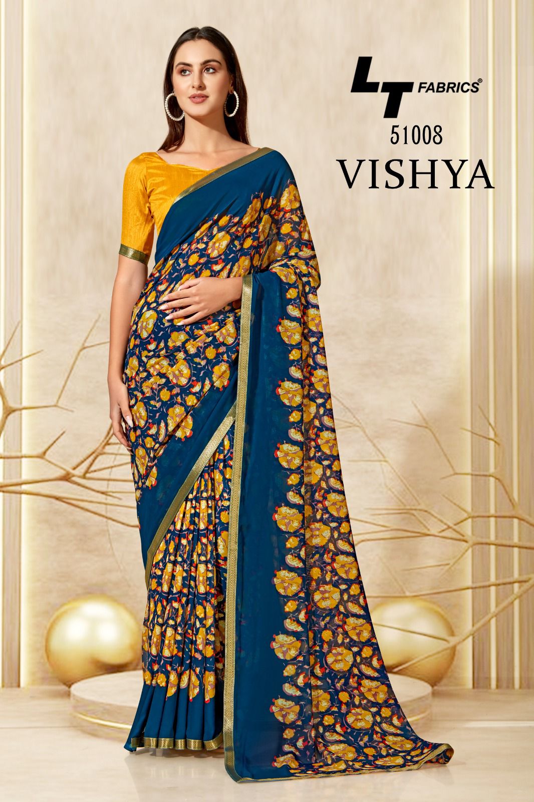 lt fashion vishya  micro elegant saree catalog