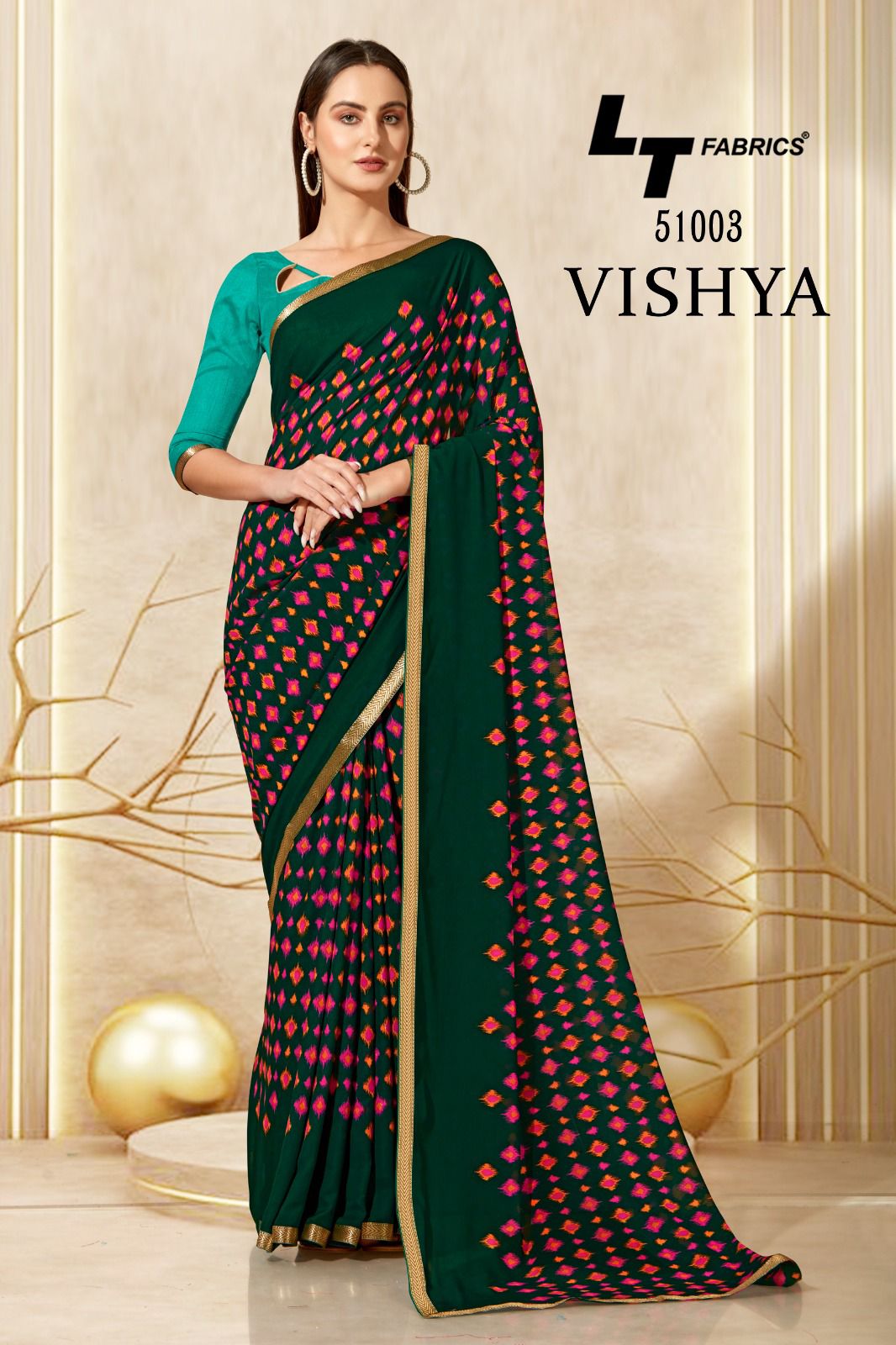 lt fashion vishya  micro elegant saree catalog