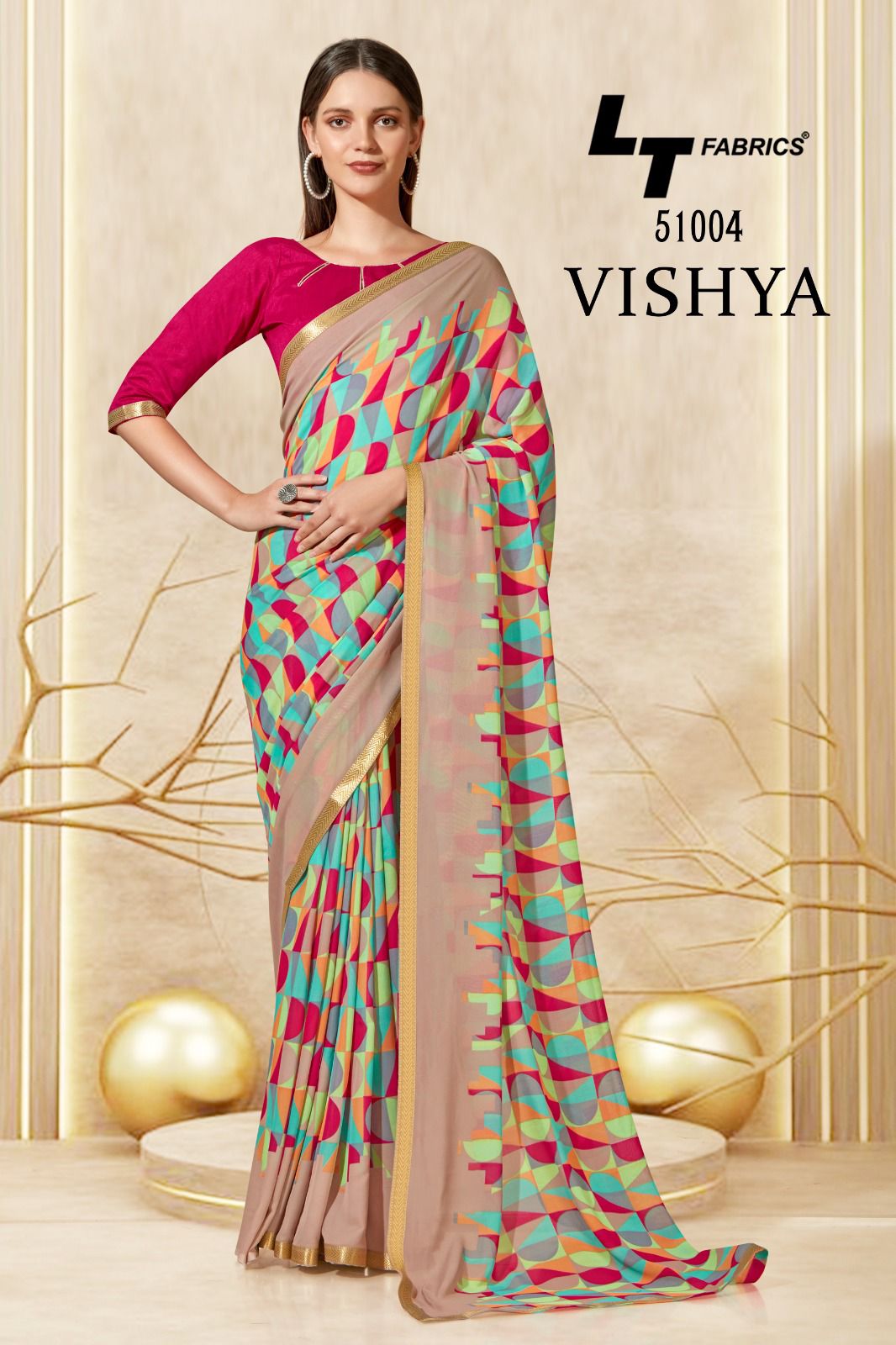 lt fashion vishya  micro elegant saree catalog