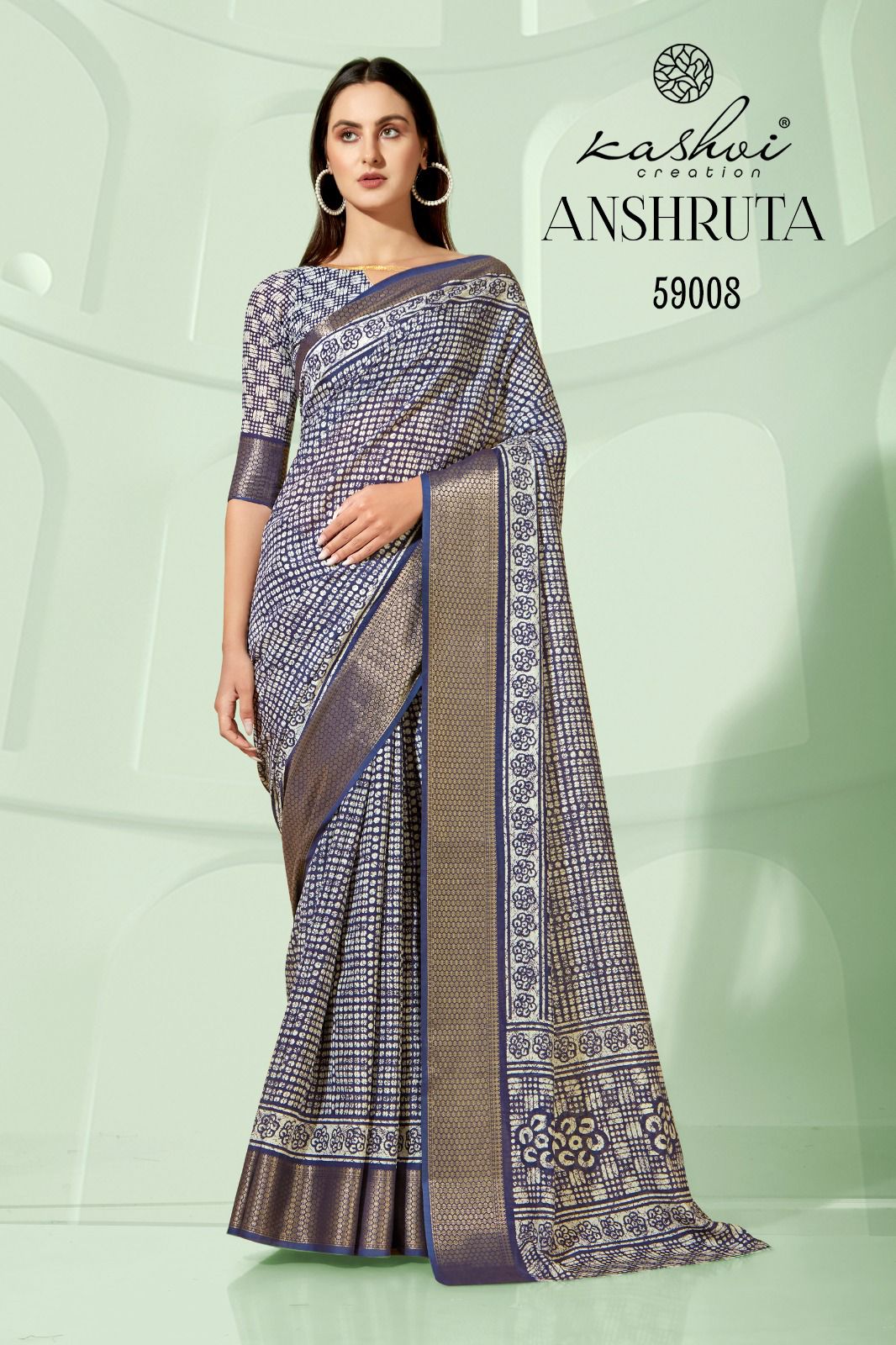 lt kashi creation anshruta dola jacquard regal look saree catalog