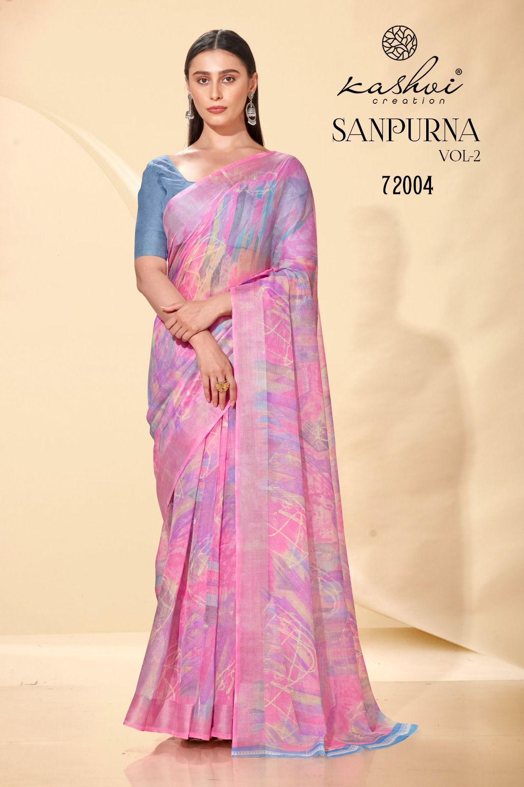 lt kashi creation sanpurna vol 2 sonakshi patta elegant saree catalog