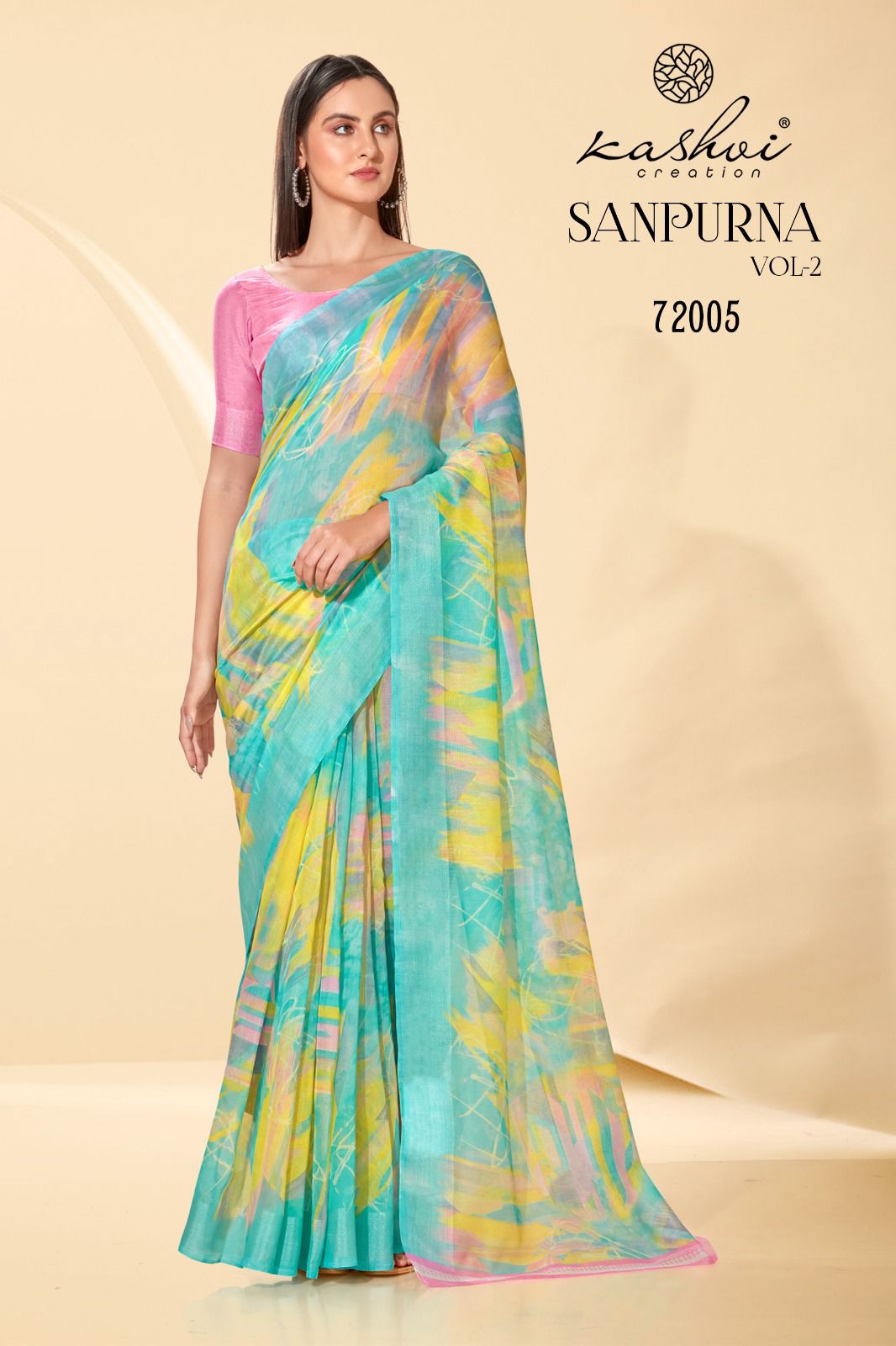 lt kashi creation sanpurna vol 2 sonakshi patta elegant saree catalog