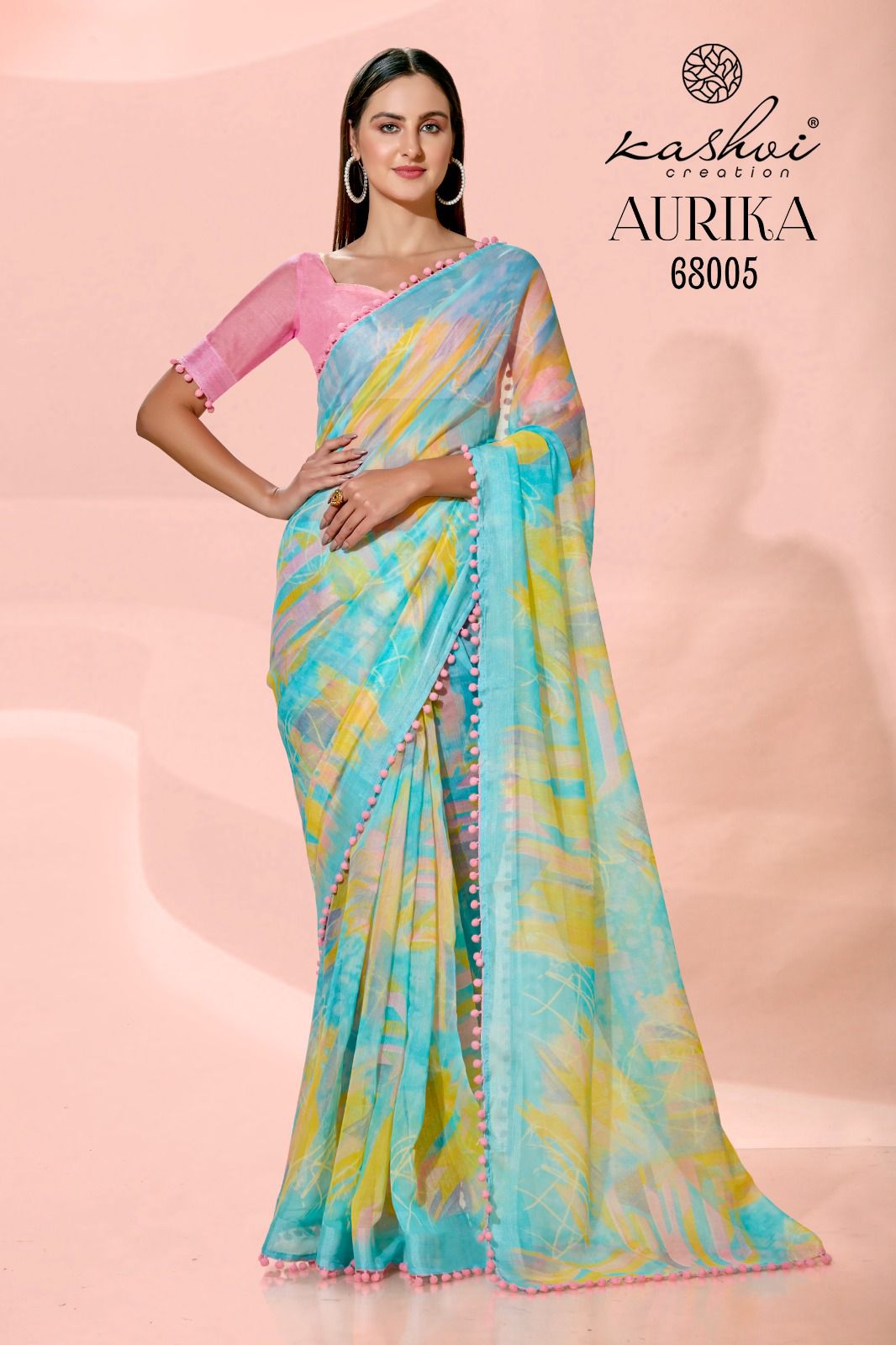 lt kashvi creation anurika sonakshi pattta innovativ style saree catalog