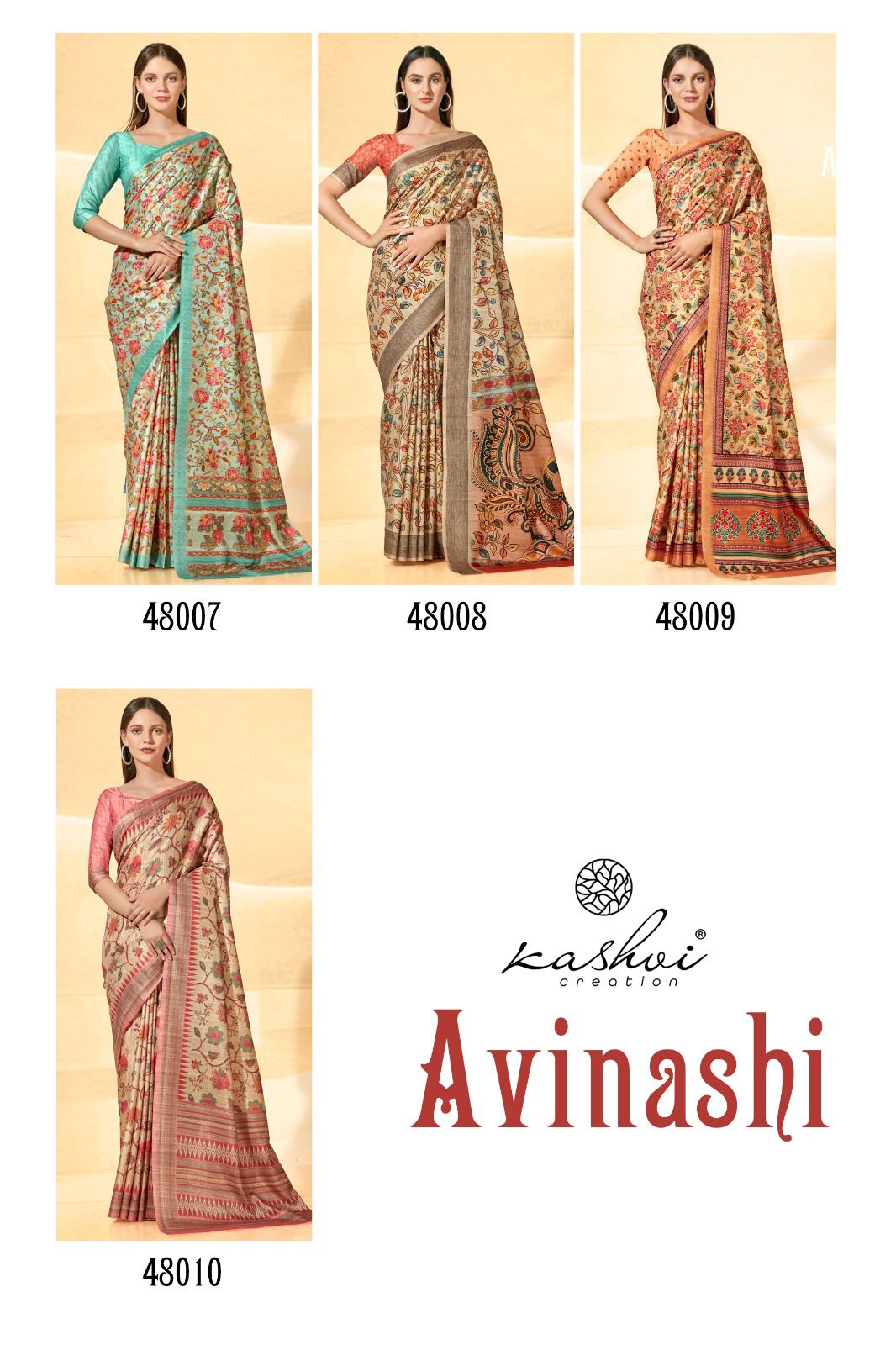 lt kashvi creation avinashi raw silk innovative look saree catalog