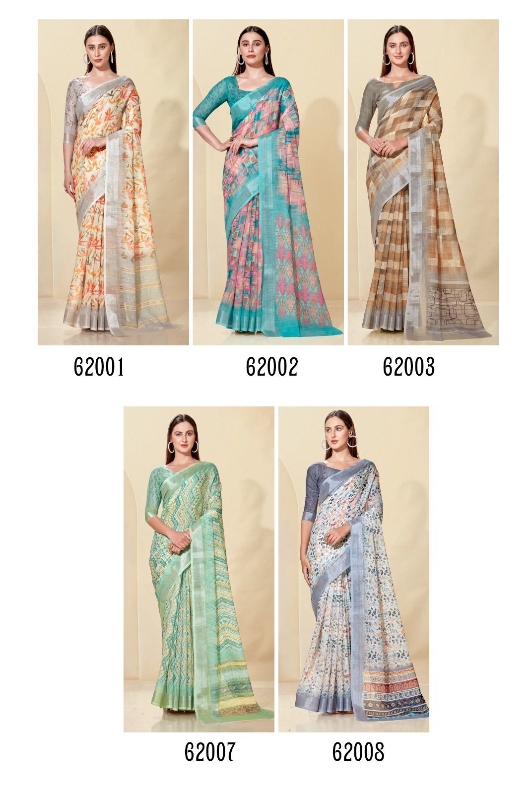 lt kashvi creation geetika linen cotton exclusives look saree catalog