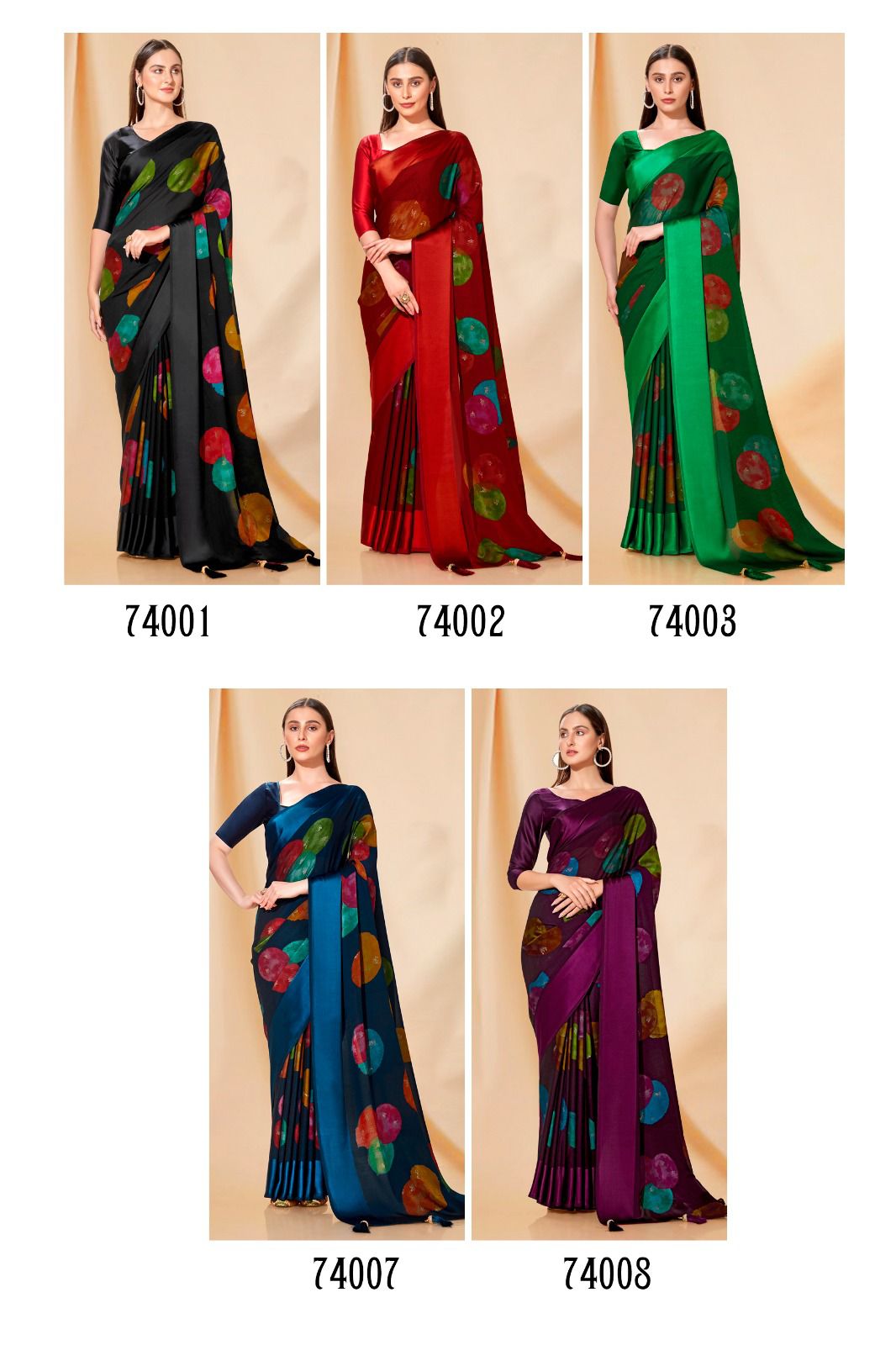 lt kashvi creation glaze bemberg satin patta attractive look saree catalog