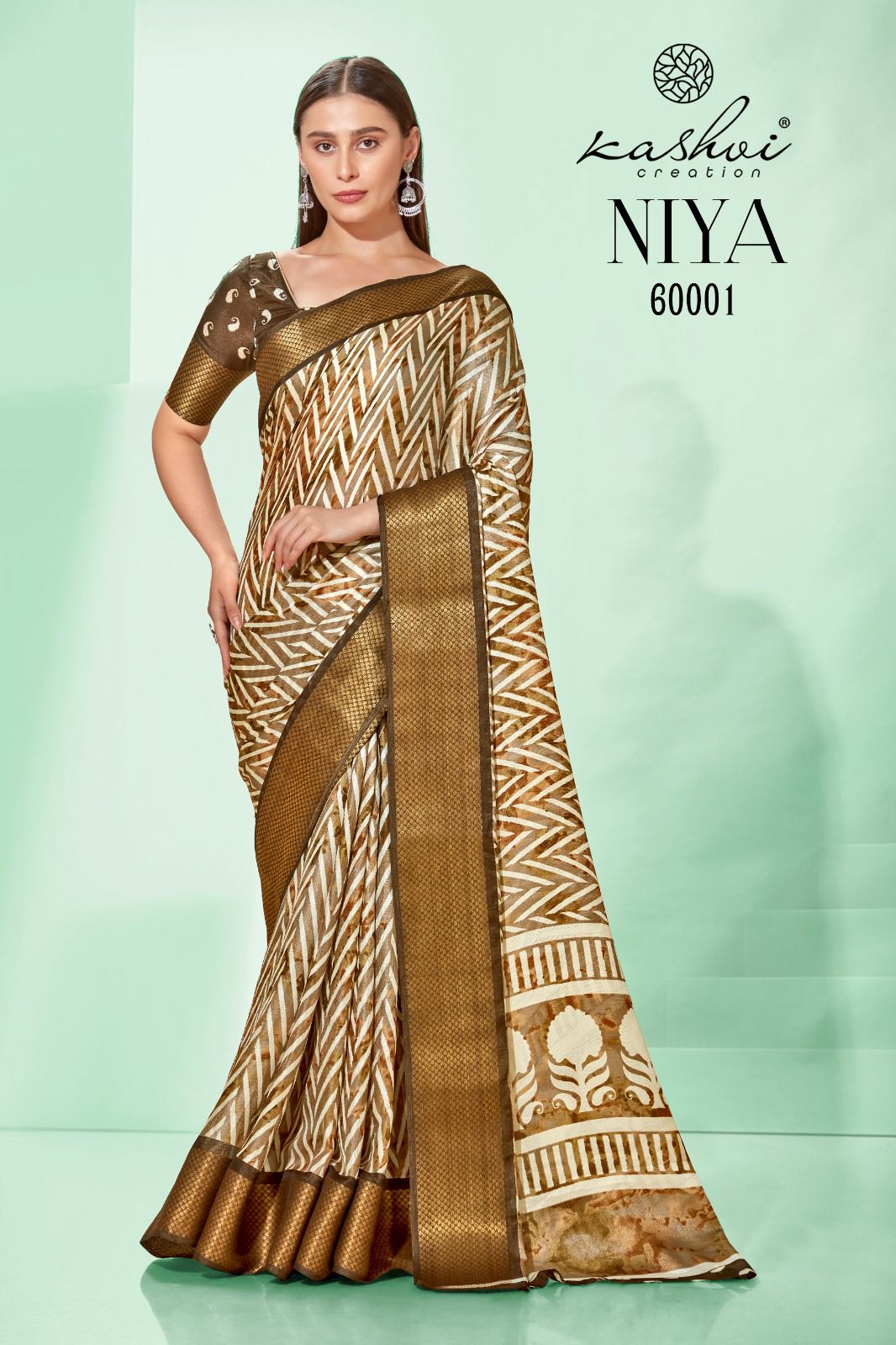 lt kashvi creation niya jute silk exclusives look saree catalog