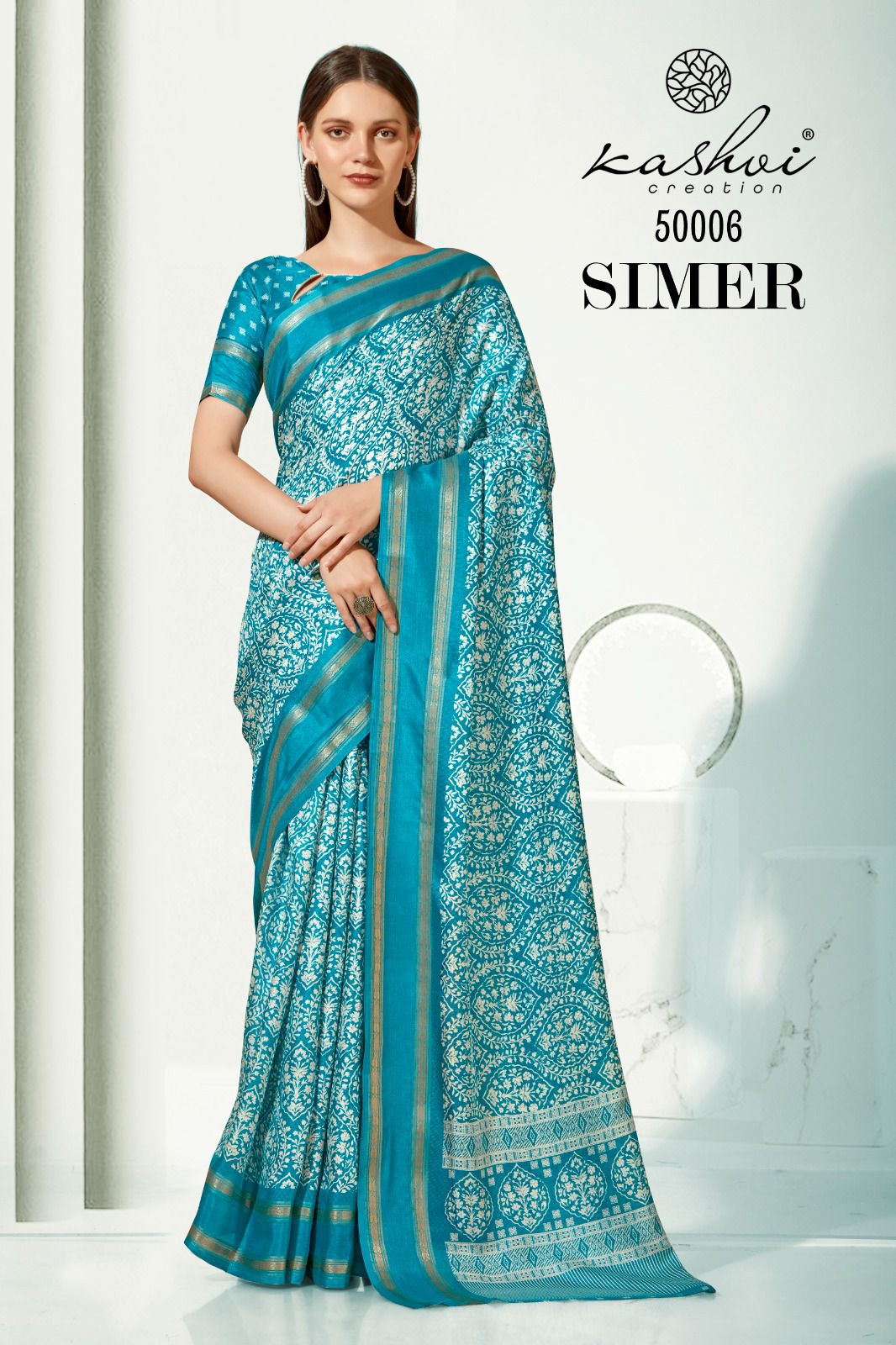 lt kashvi creation simar jacquard elegant saree catalog