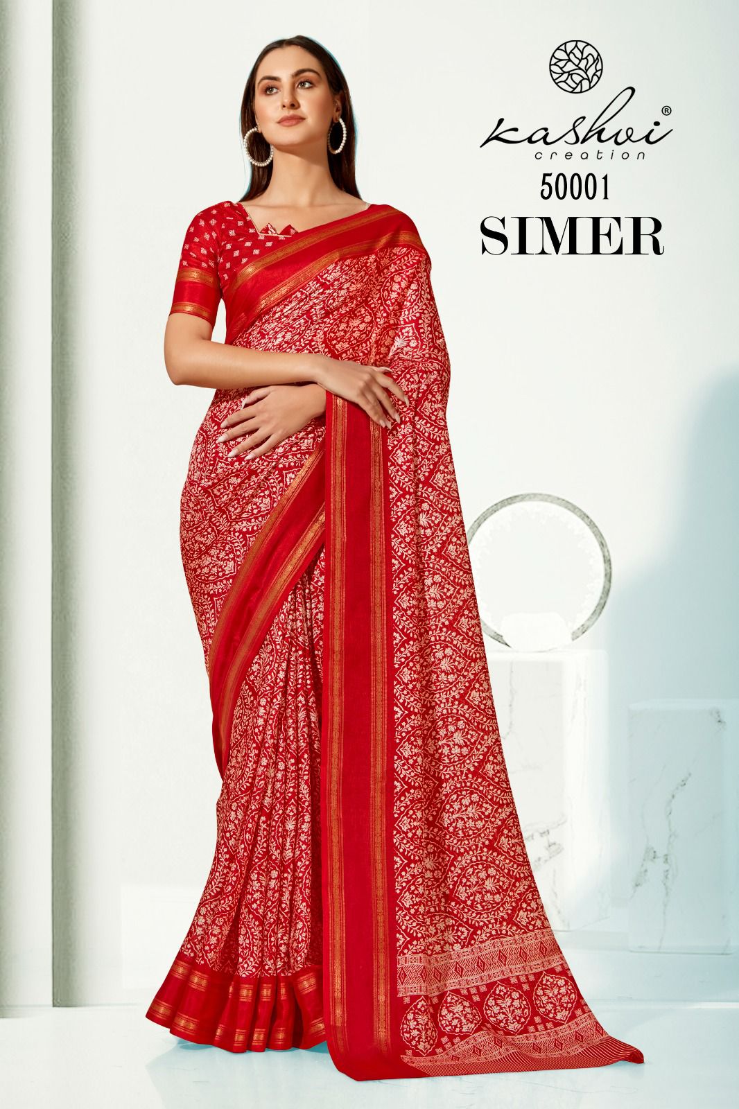 lt kashvi creation simar jacquard elegant saree catalog