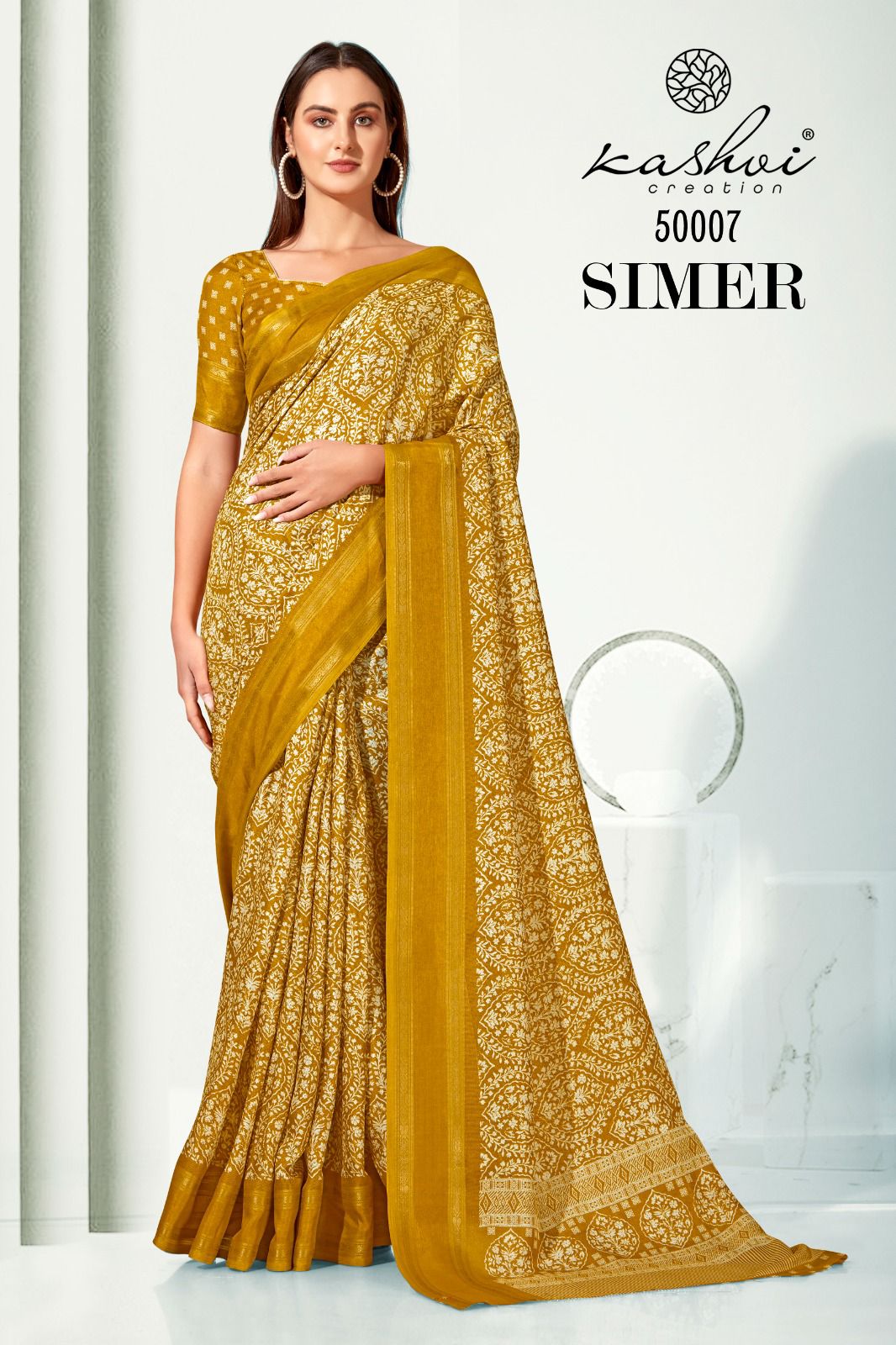 lt kashvi creation simar jacquard elegant saree catalog