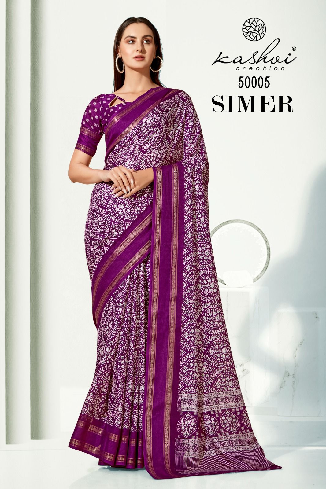 lt kashvi creation simar jacquard elegant saree catalog