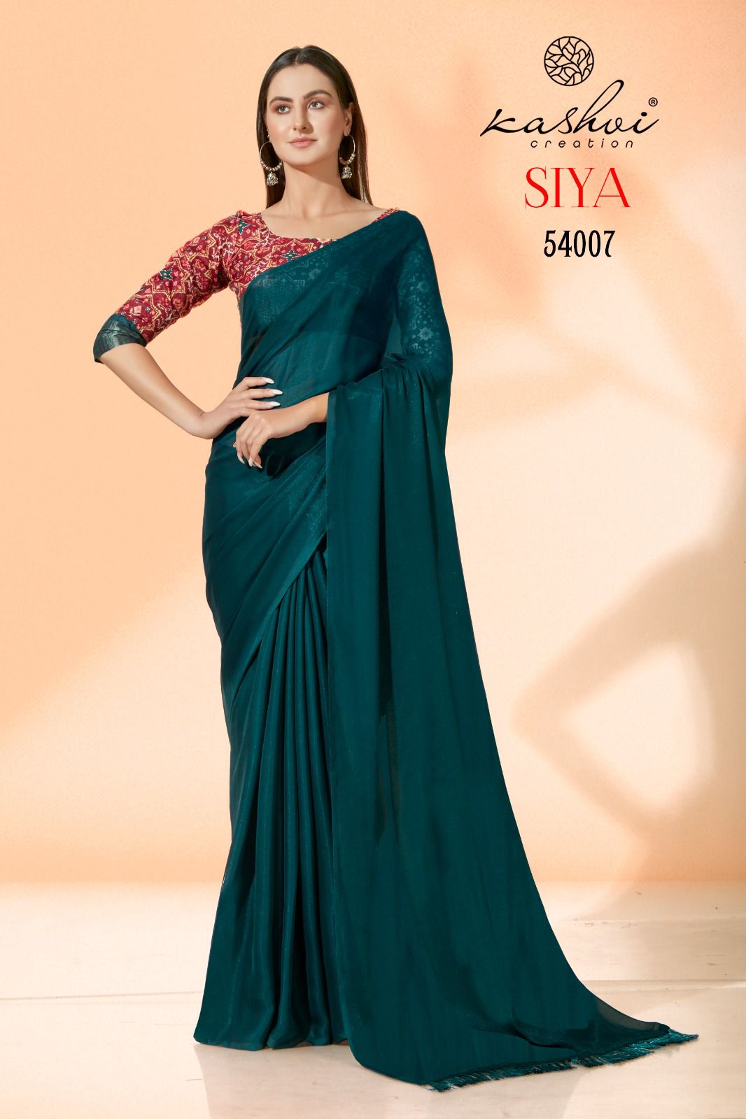 lt kashvi creation siya sparkle silk exclusives look saree catalog