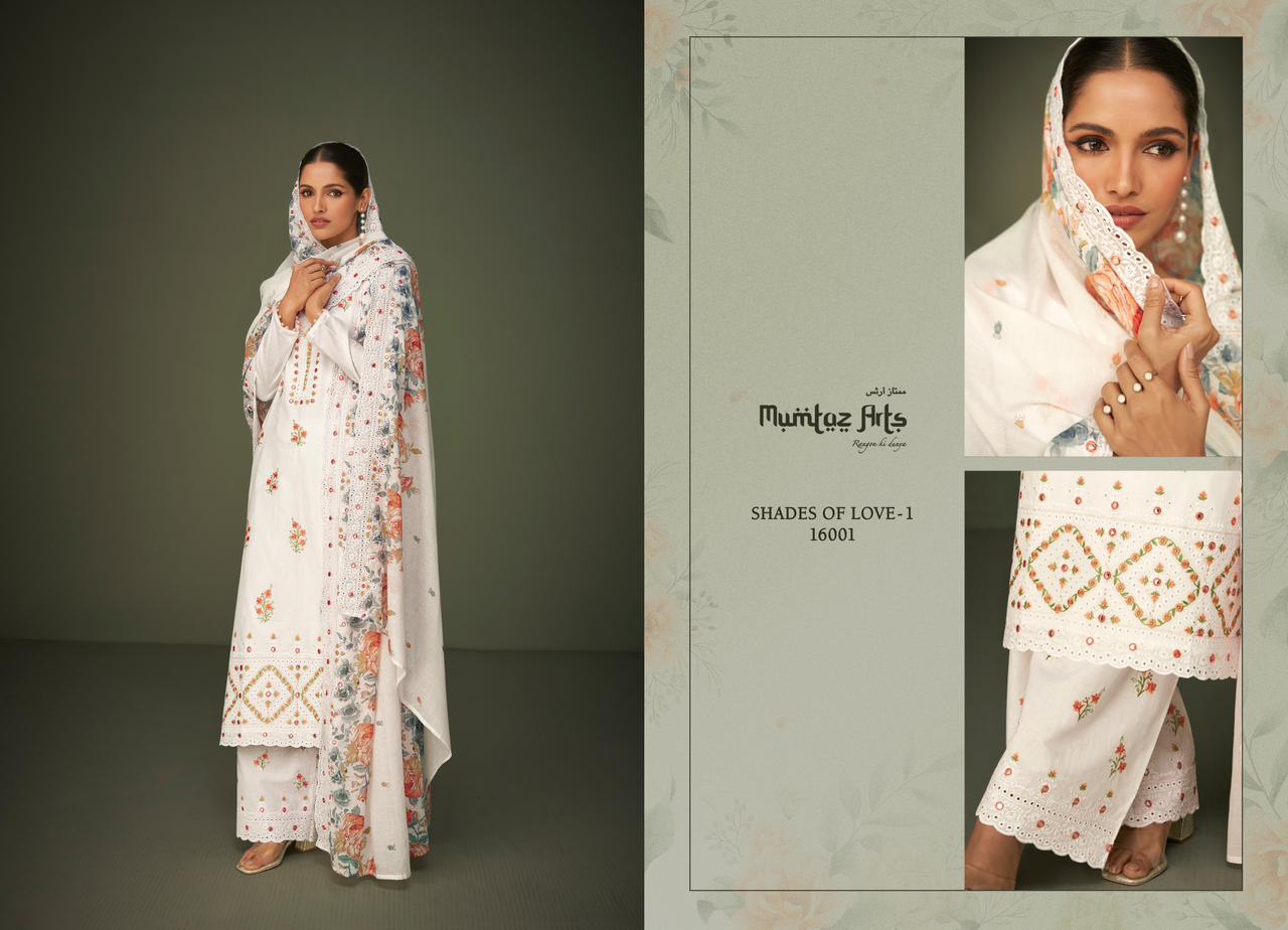 mumtaz art Shades Of Beauty 1 pure lawn shifli salwar suit catalog