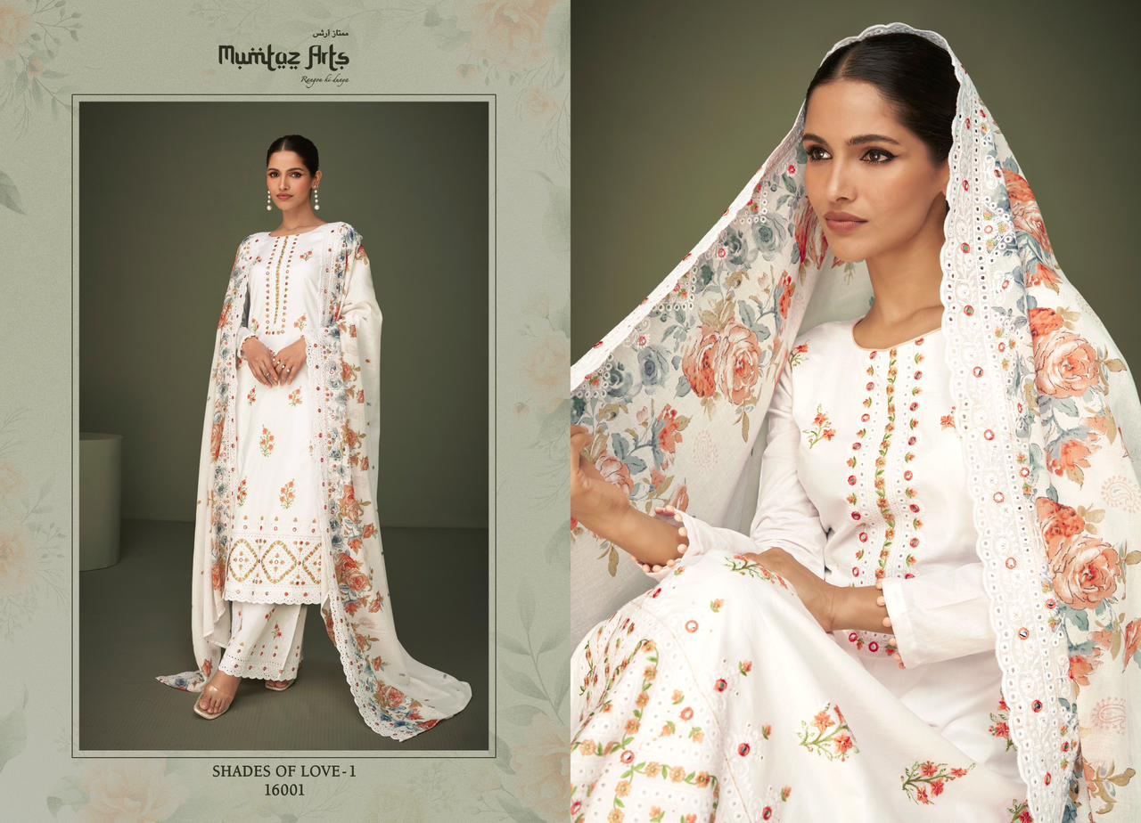 mumtaz art Shades Of Beauty 1 pure lawn shifli salwar suit catalog