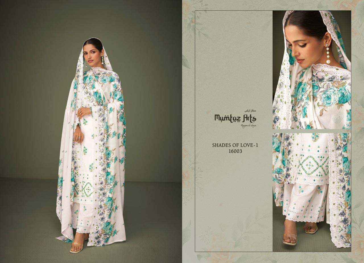 mumtaz art Shades Of Beauty 1 pure lawn shifli salwar suit catalog