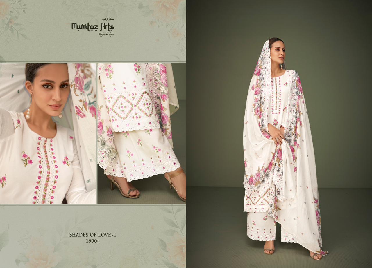 mumtaz art Shades Of Beauty 1 pure lawn shifli salwar suit catalog