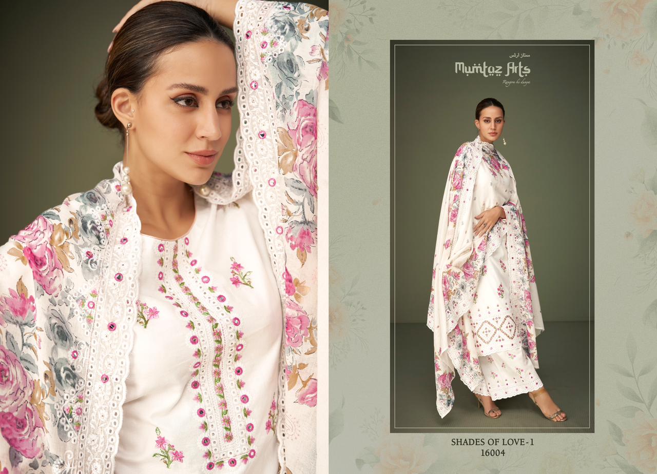 mumtaz art Shades Of Beauty 1 pure lawn shifli salwar suit catalog