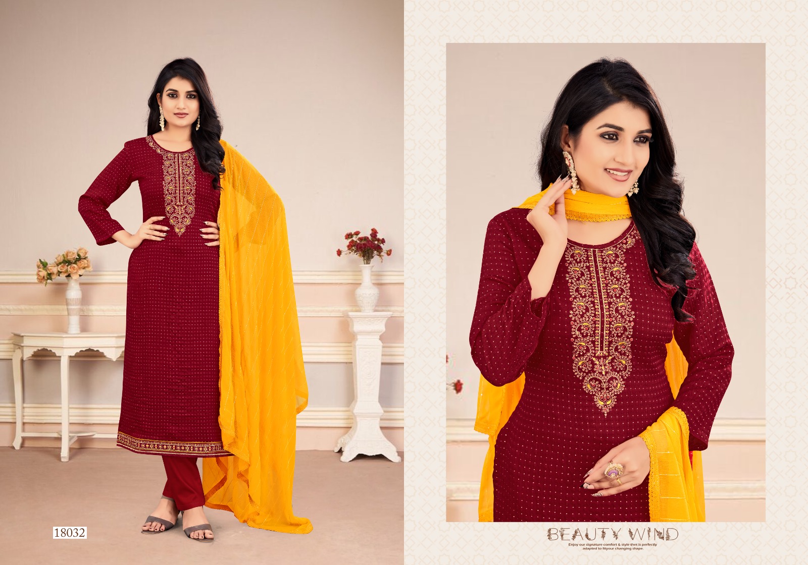 panch ratna mubarak viscose Silk gorgeous look salwar suit catalog