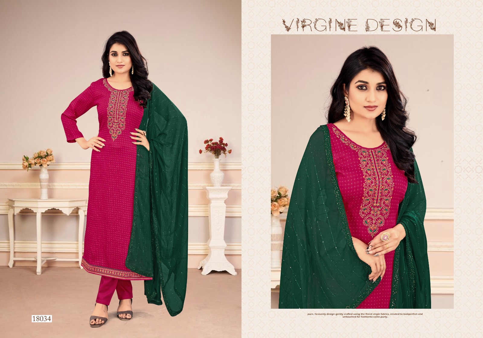 panch ratna mubarak viscose Silk gorgeous look salwar suit catalog