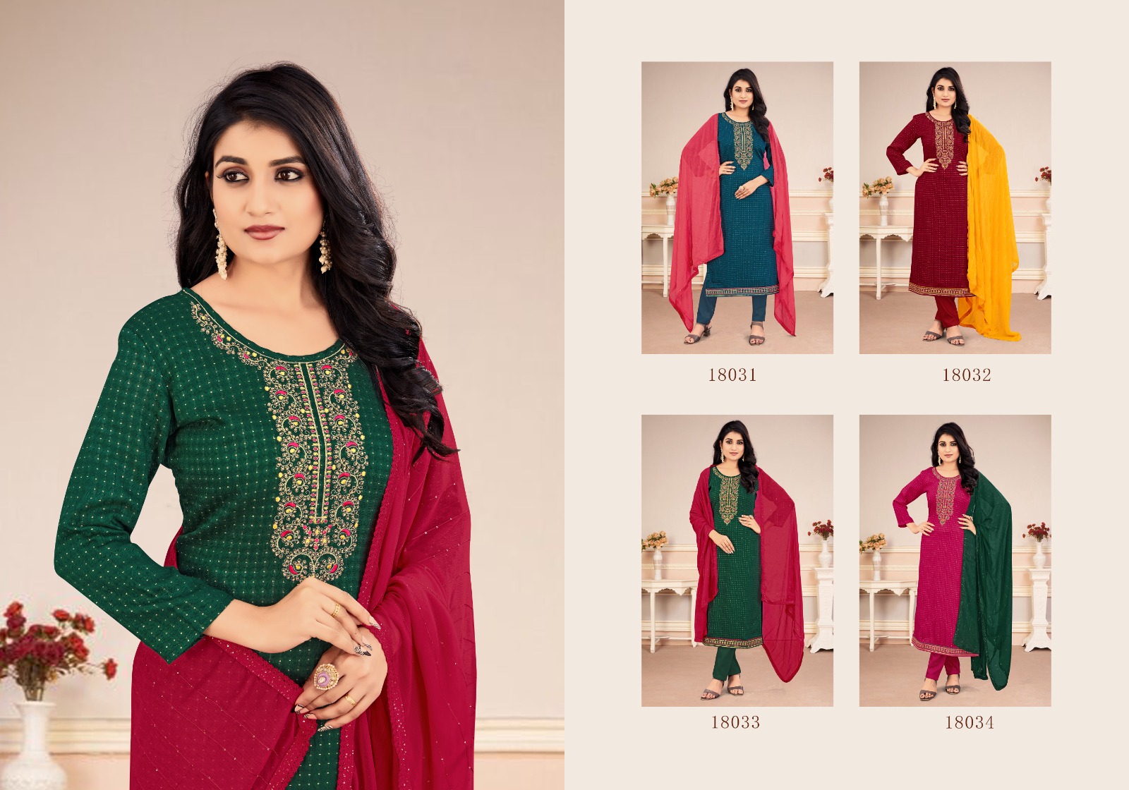 panch ratna mubarak viscose Silk gorgeous look salwar suit catalog