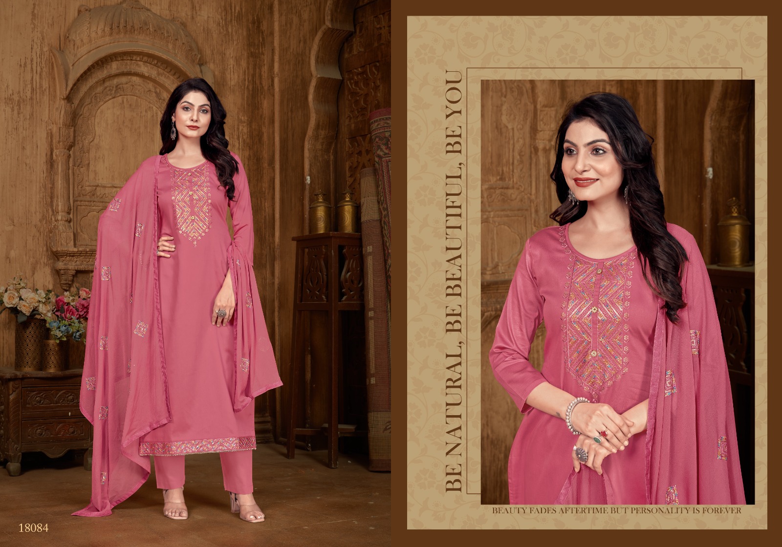 panch ratna rashmika jam silk gorgeous look salwar suit catalog