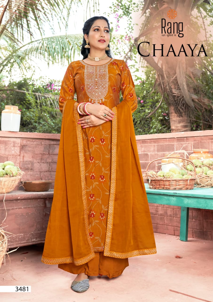 rang chaaya muslin exclusive print salwar suit catalog