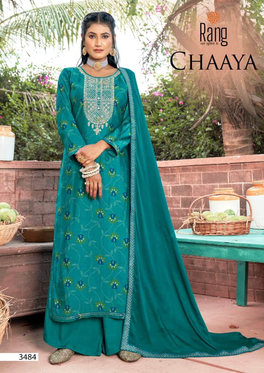 rang chaaya muslin exclusive print salwar suit catalog