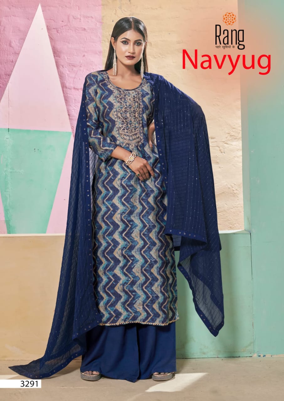 rang navyug muslin georgeous look salwar suit catalog