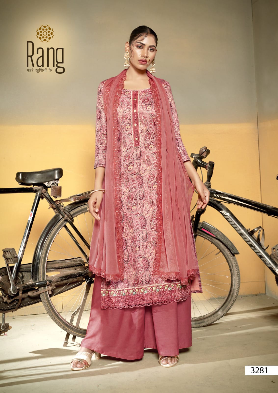 rang rachana jam silk catchy look salwar suit catalog