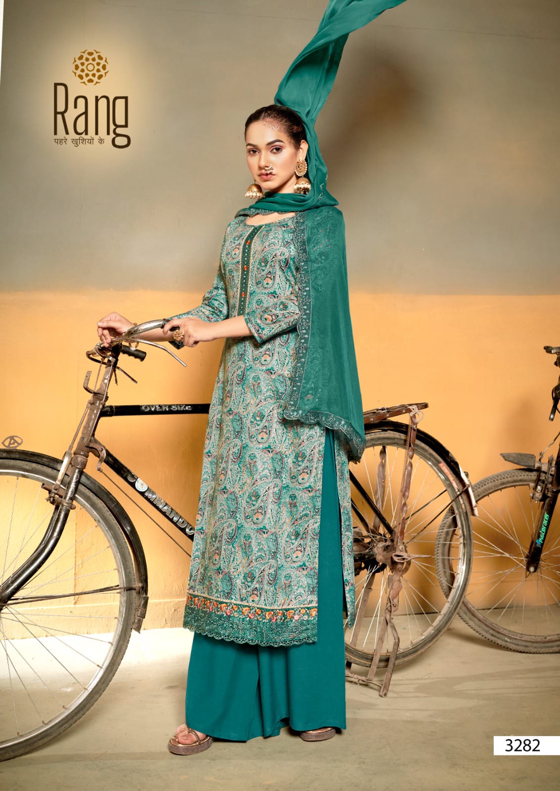 rang rachana jam silk catchy look salwar suit catalog