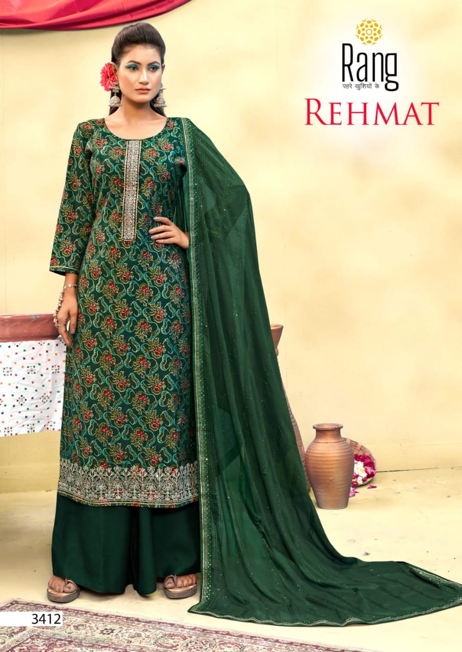 rang rehmat muslin exclusive print salwar suit catalog