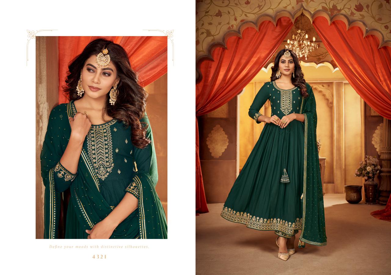 rangoon reva rayon new and modern look top bottom with dupatta catalog