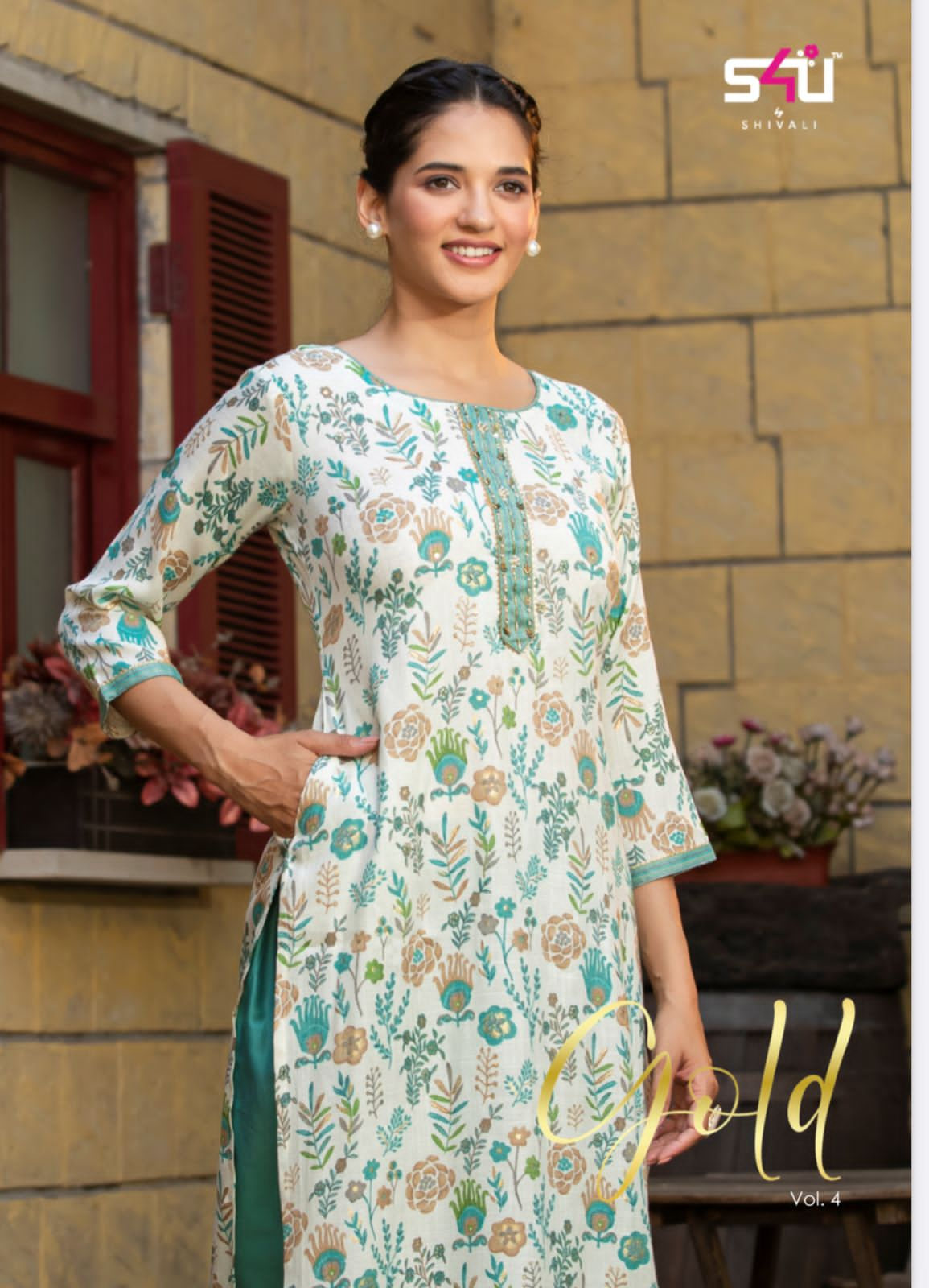 s4u gold modal gorgeous look kurti catalog