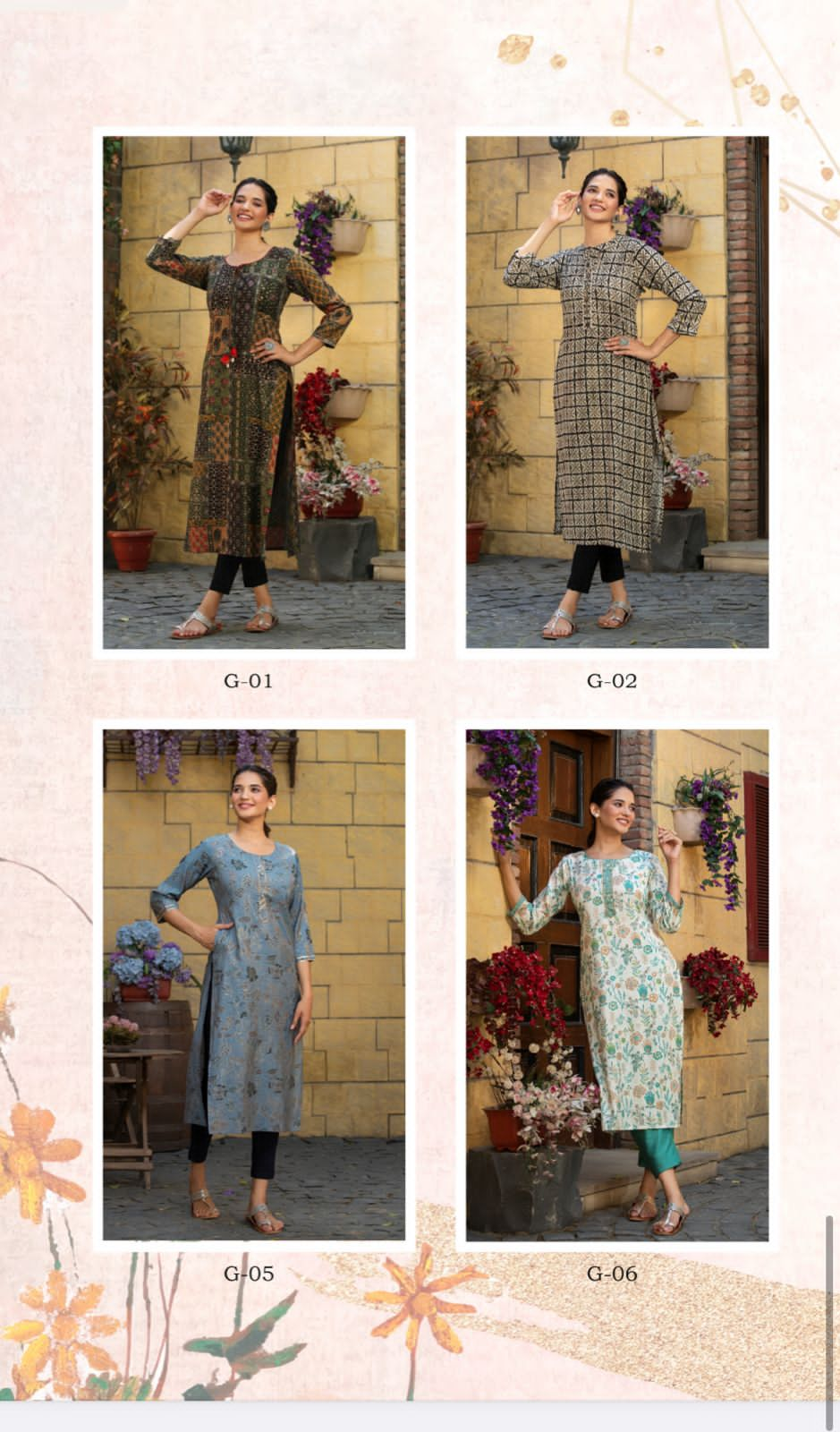 s4u gold modal gorgeous look kurti catalog