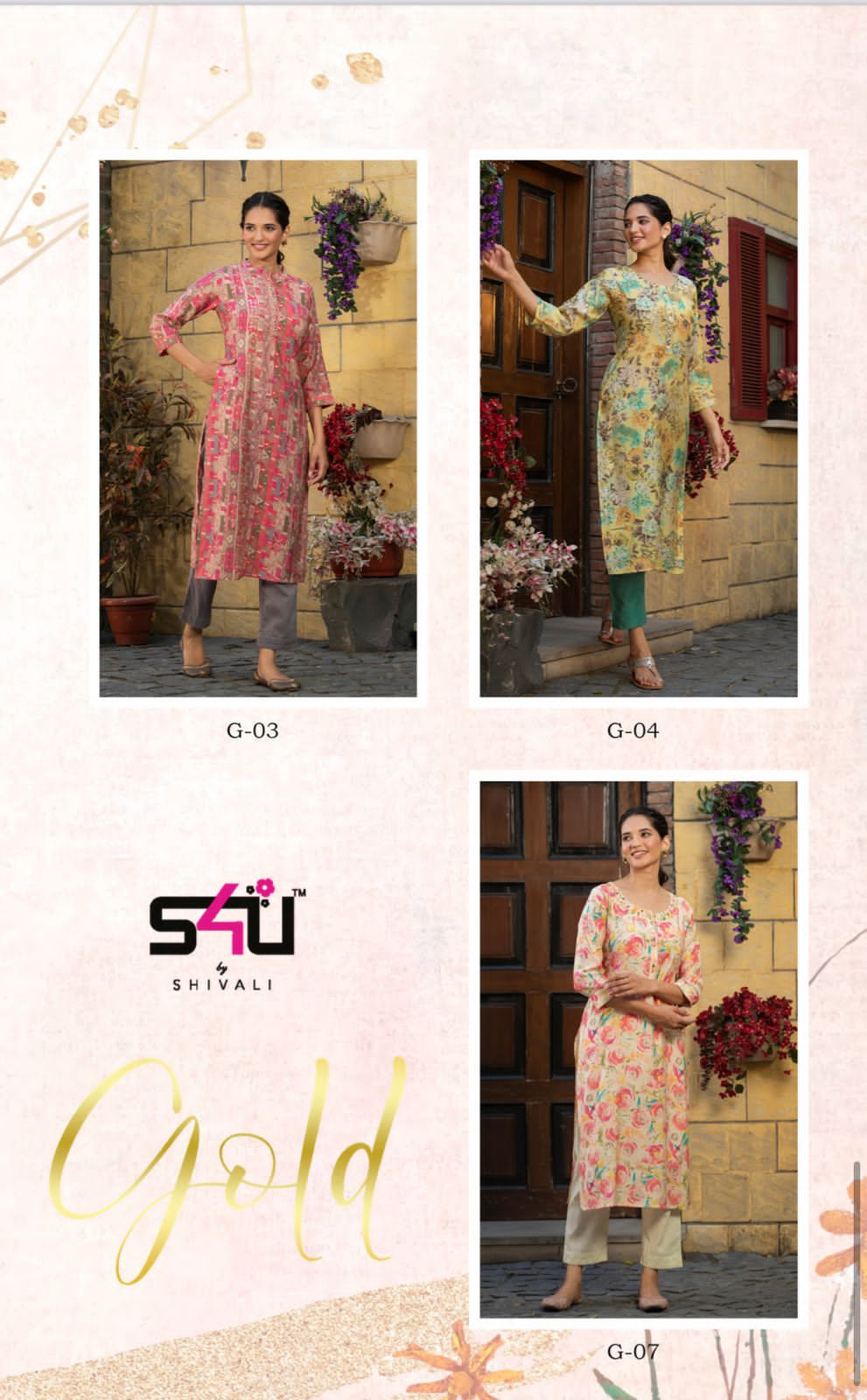 s4u gold modal gorgeous look kurti catalog