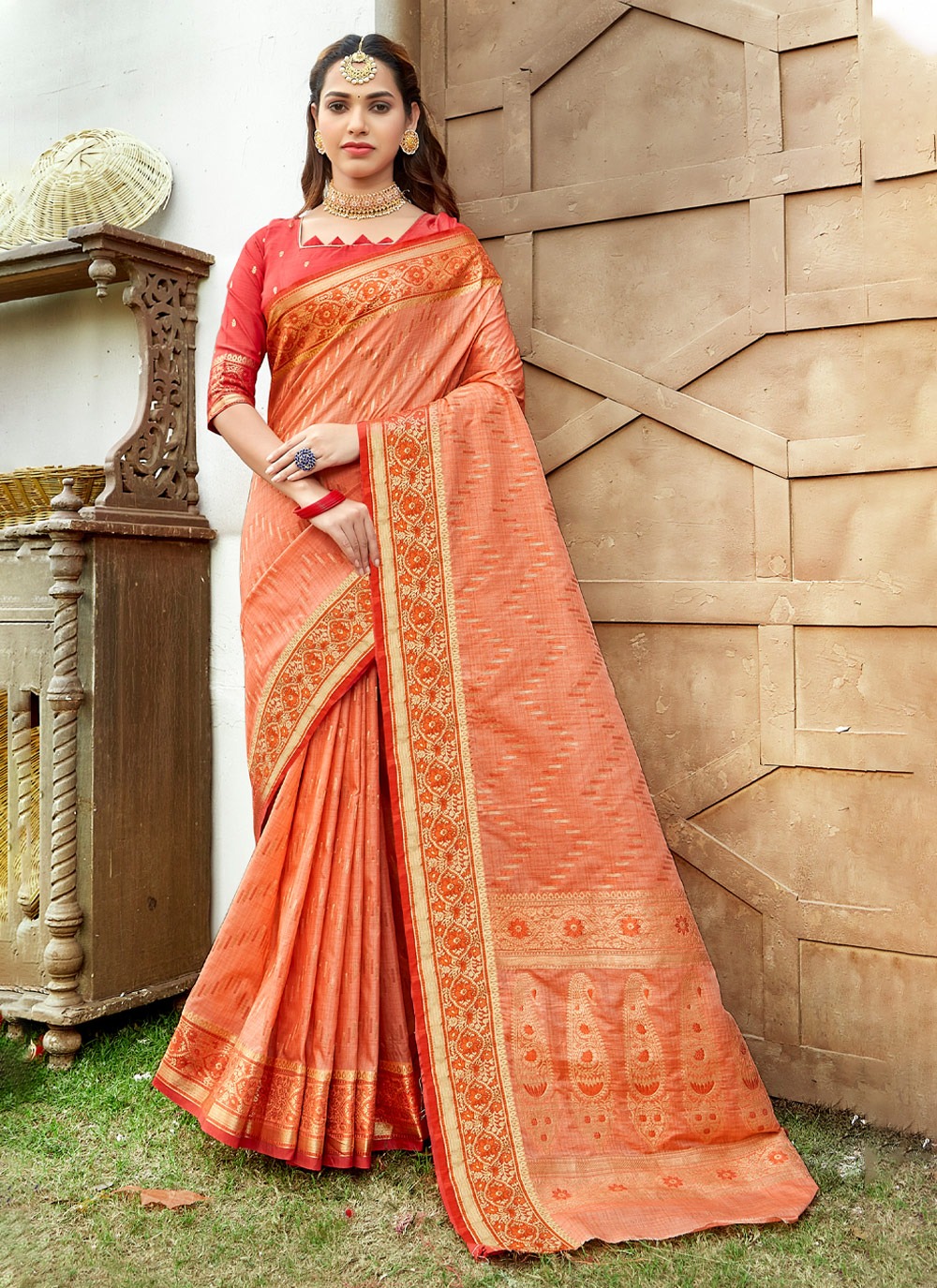 sangam print aadya silk graceful look saree catalog