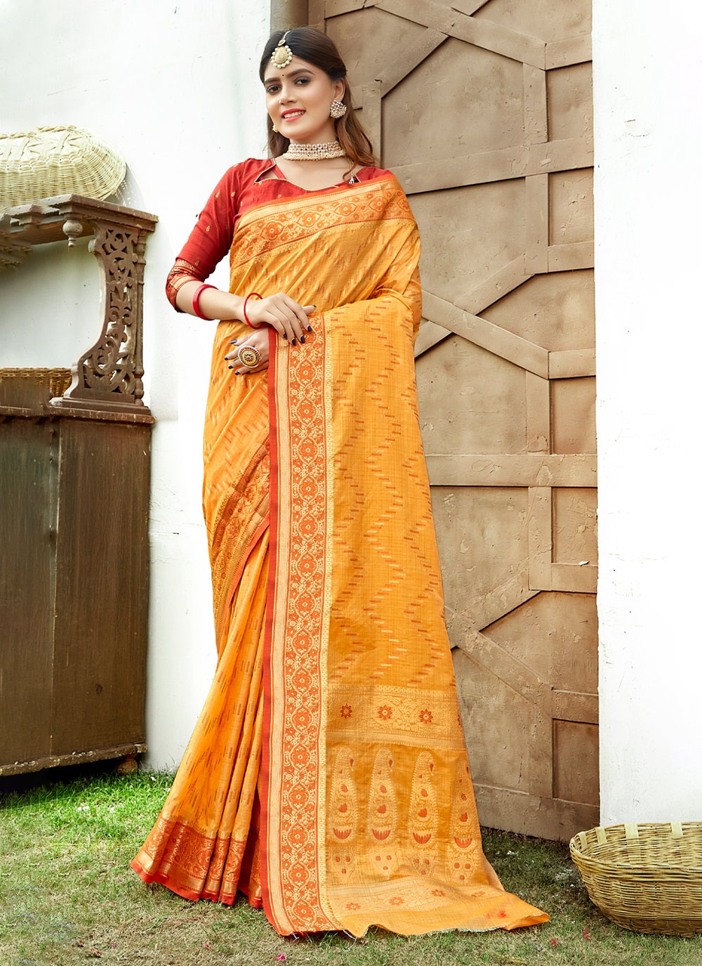 sangam print aadya silk graceful look saree catalog