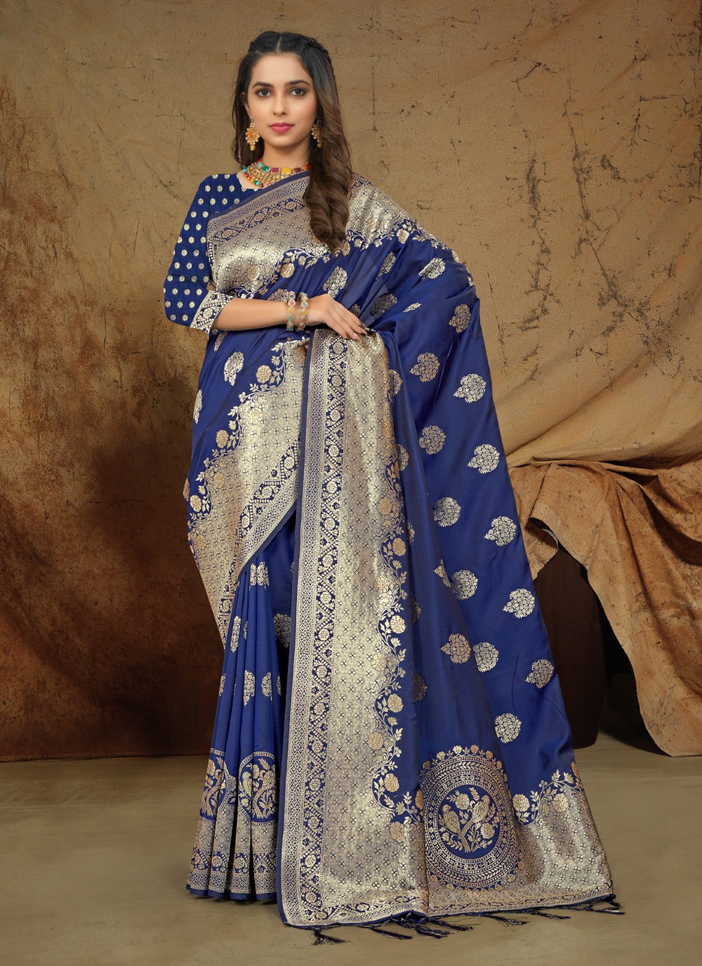 sangam print amreeta silk Banarasi Silk elegant look saree catalog