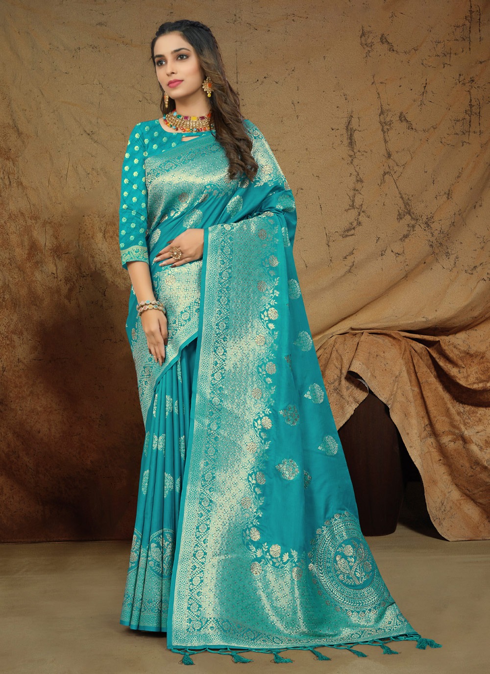 sangam print amreeta silk Banarasi Silk elegant look saree catalog