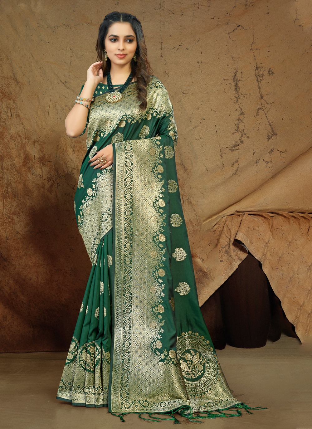 sangam print amreeta silk Banarasi Silk elegant look saree catalog