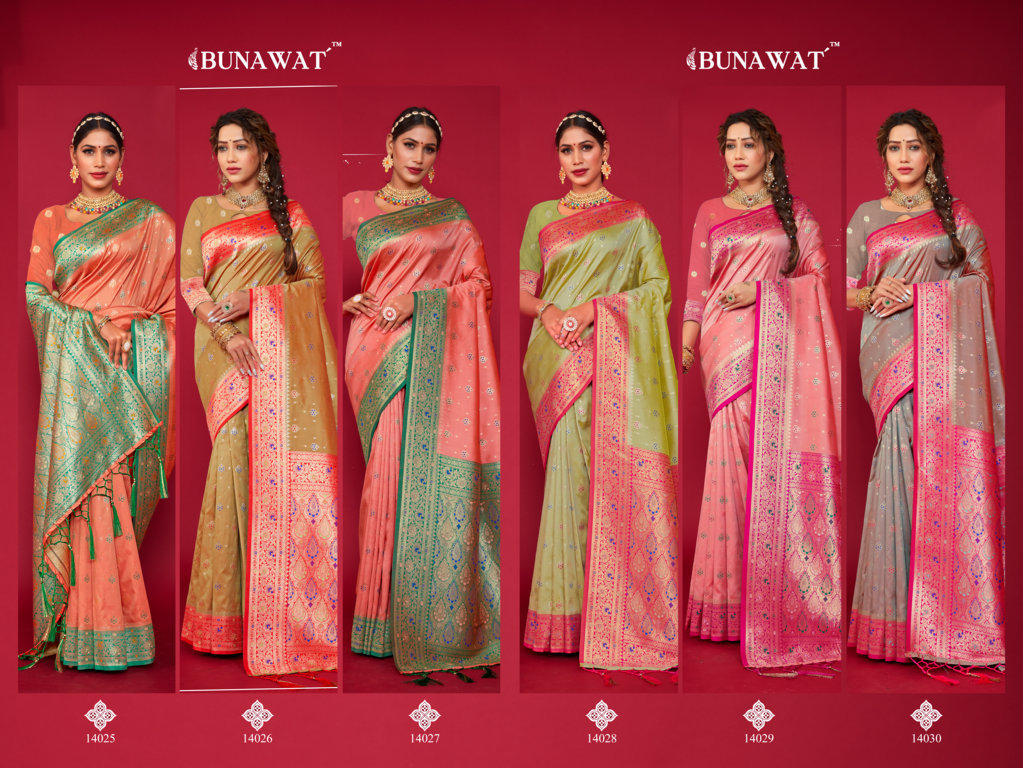 sangam print lalpari silk graceful look saree catalog