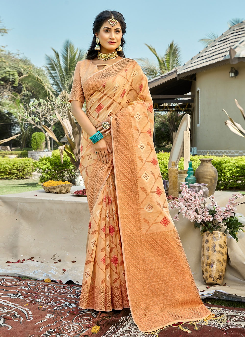 sangam print roop milan cotton authentic fabrics saree catalog