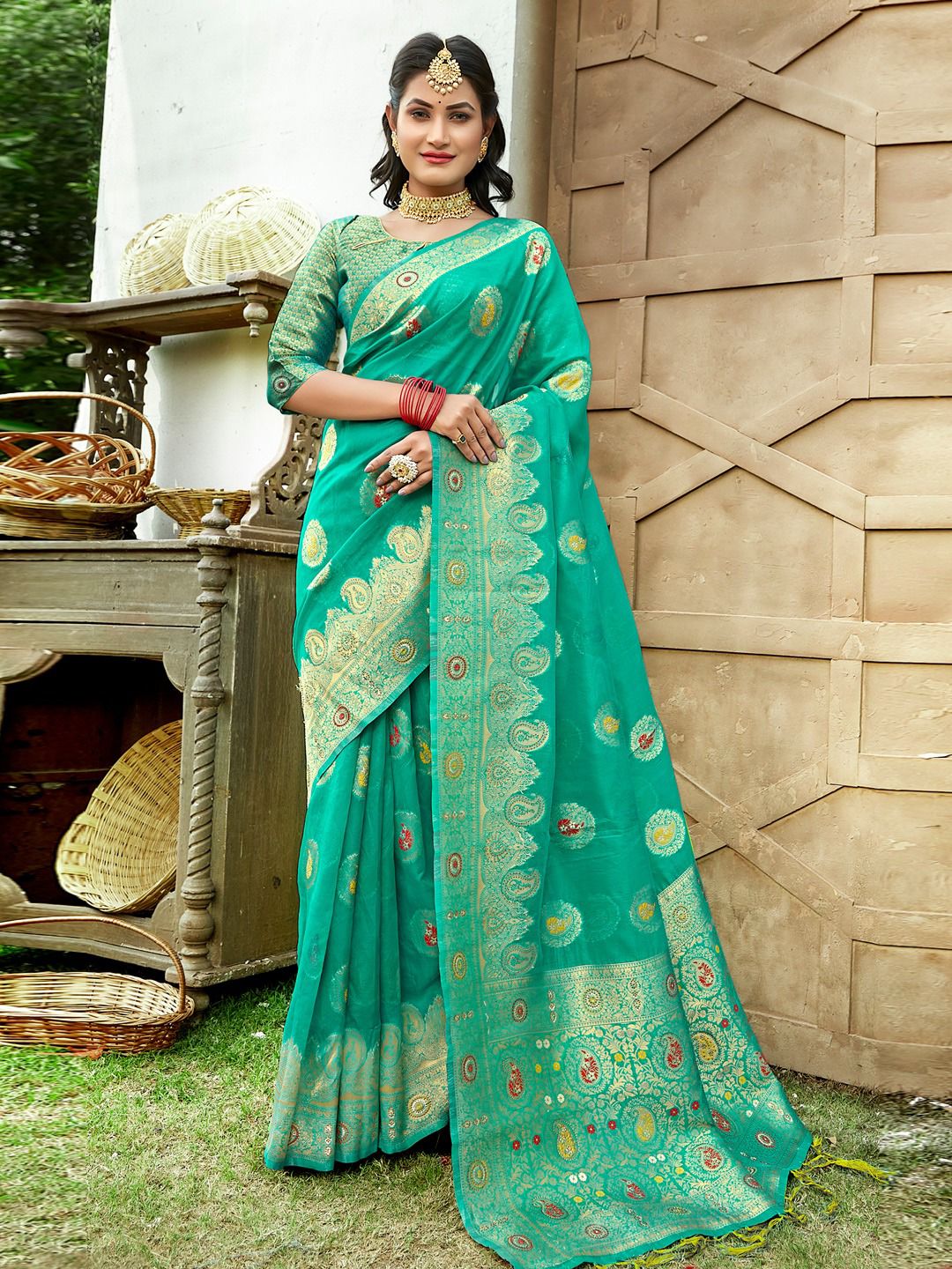 sangam print shivalik organza graceful look saree catalog