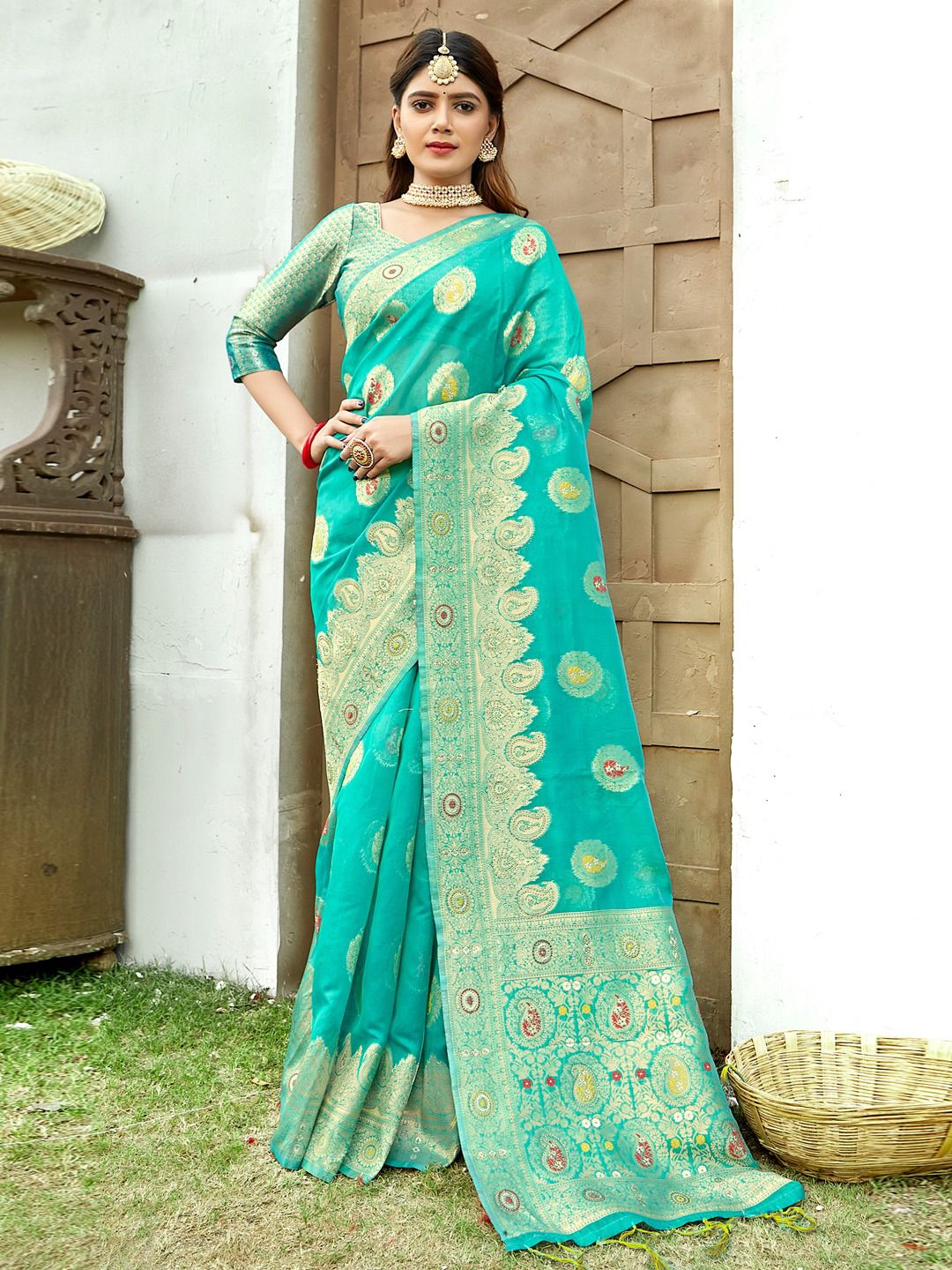 sangam print shivalik organza graceful look saree catalog