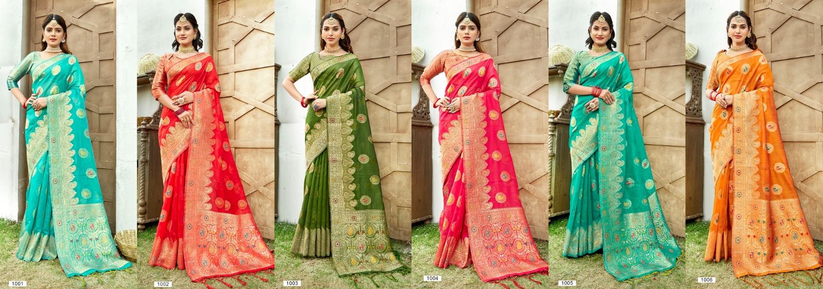 sangam print shivalik organza graceful look saree catalog