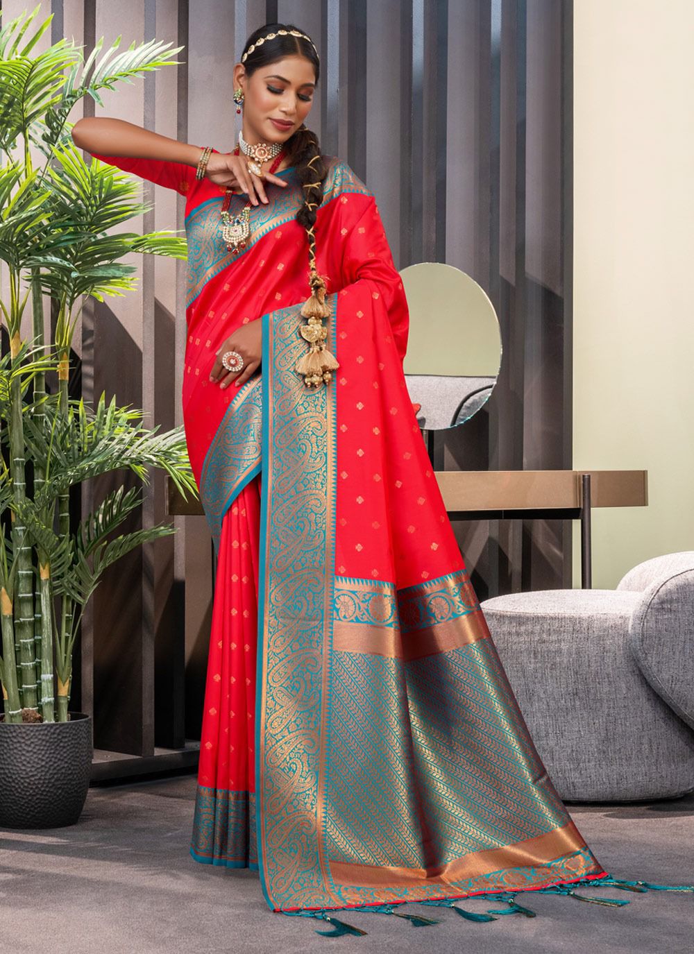 sangam print silk n silk silk graceful look saree catalog