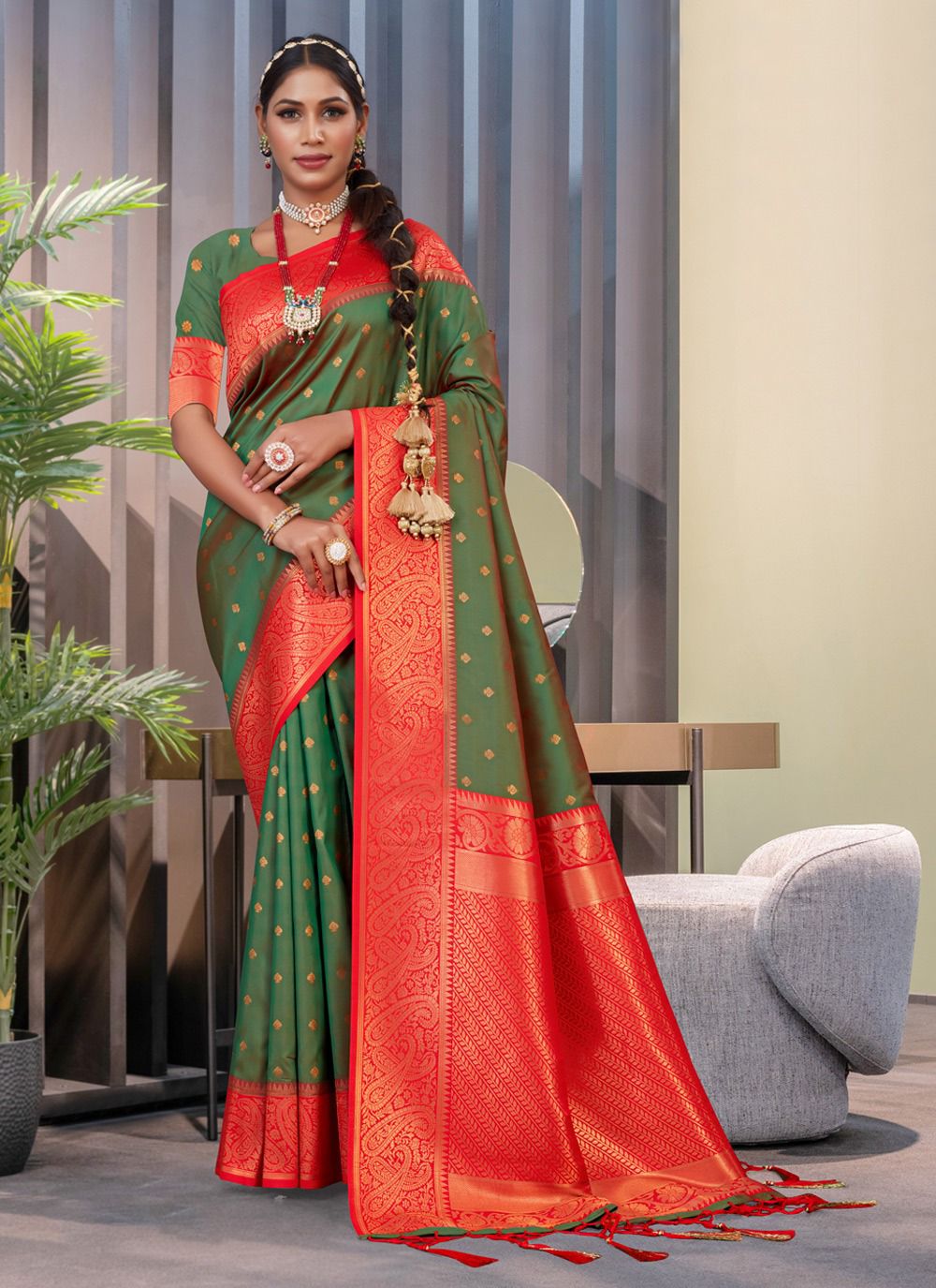 sangam print silk n silk silk graceful look saree catalog